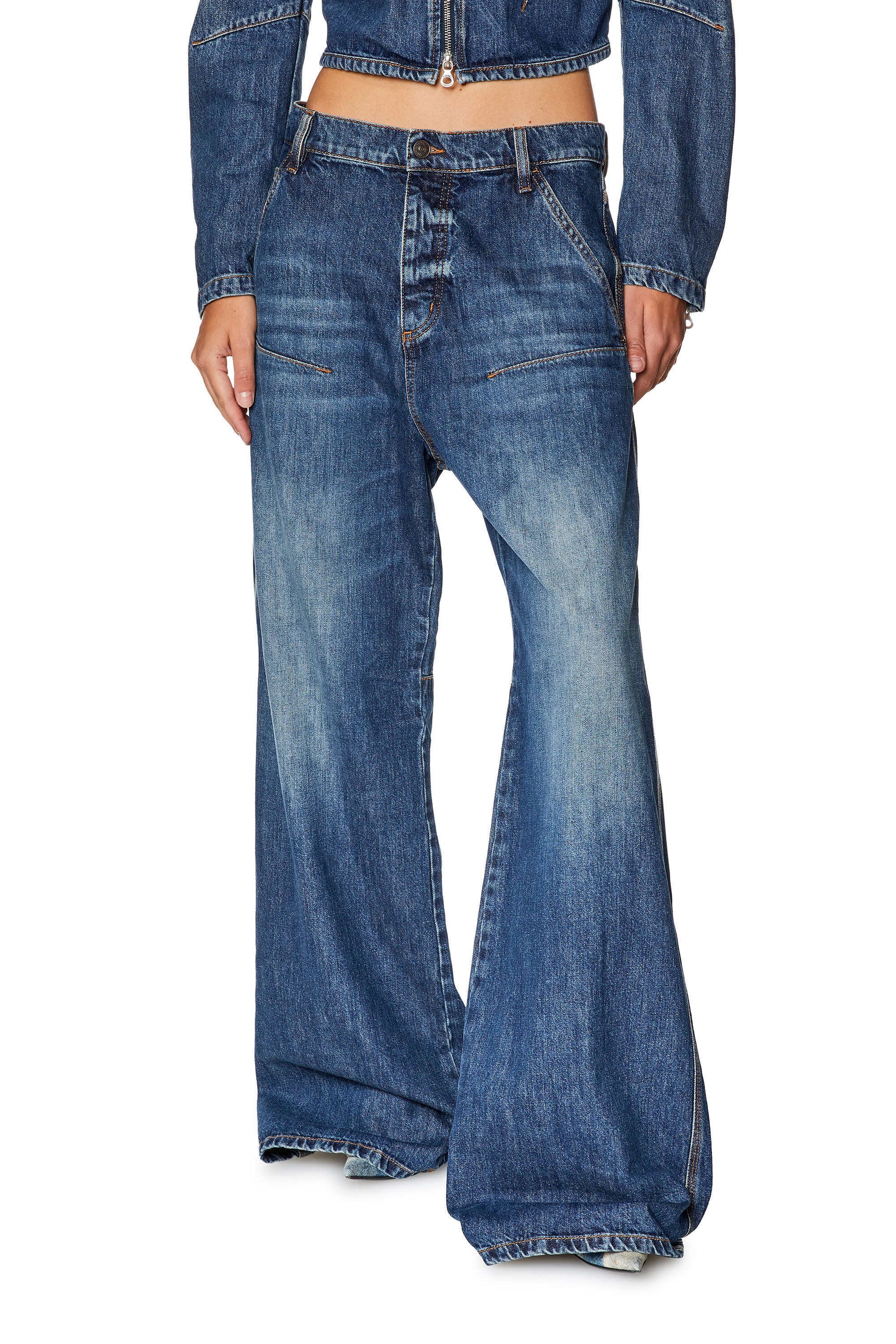 Diesel - Straight Jeans 1996 D-Sire 0HJAW, Dark Blue - Image 3