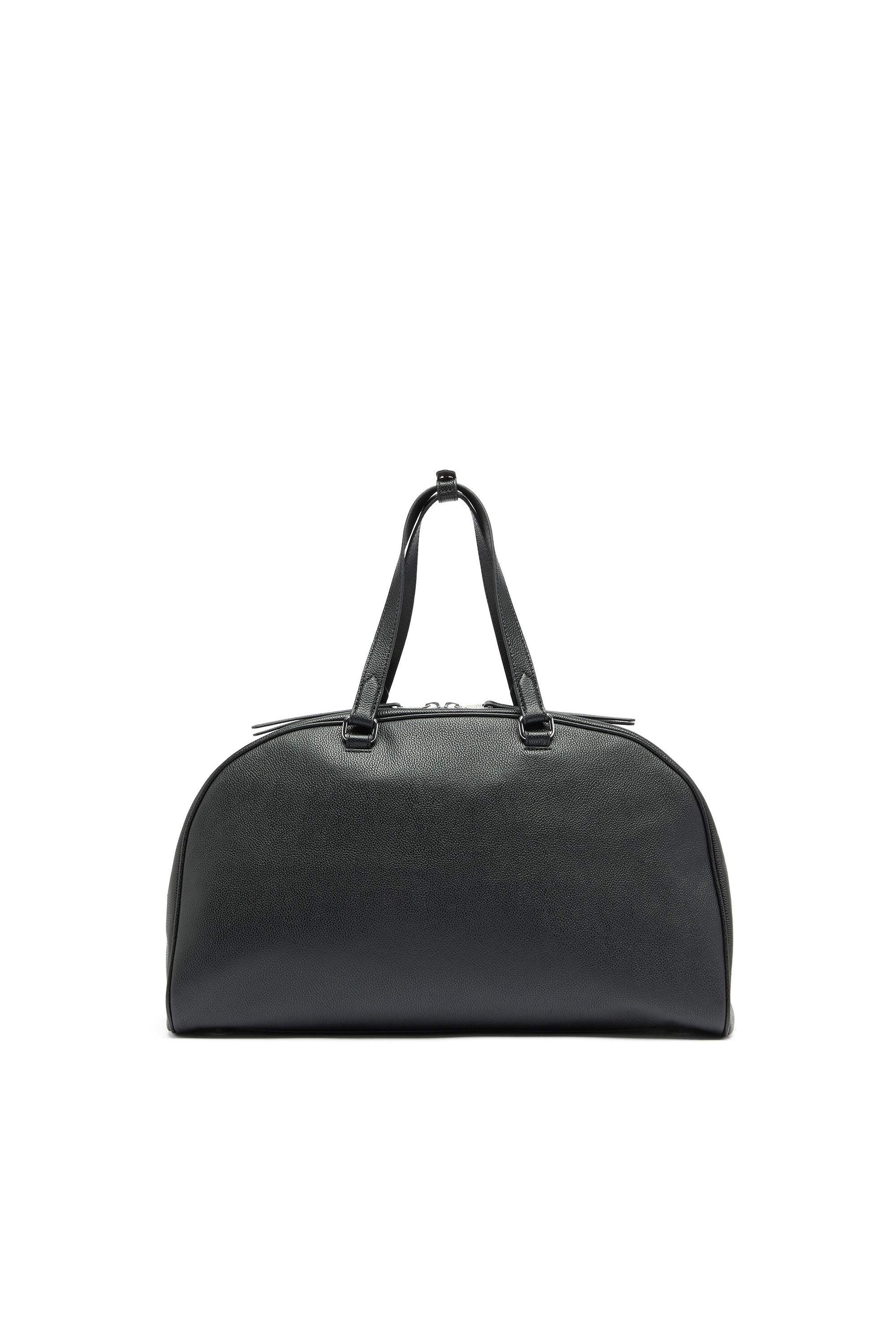 Diesel - 1DR DOME DUFFLE, Unisex's 1DR Dome - Leather travel bag with Oval D logo in Black - 2