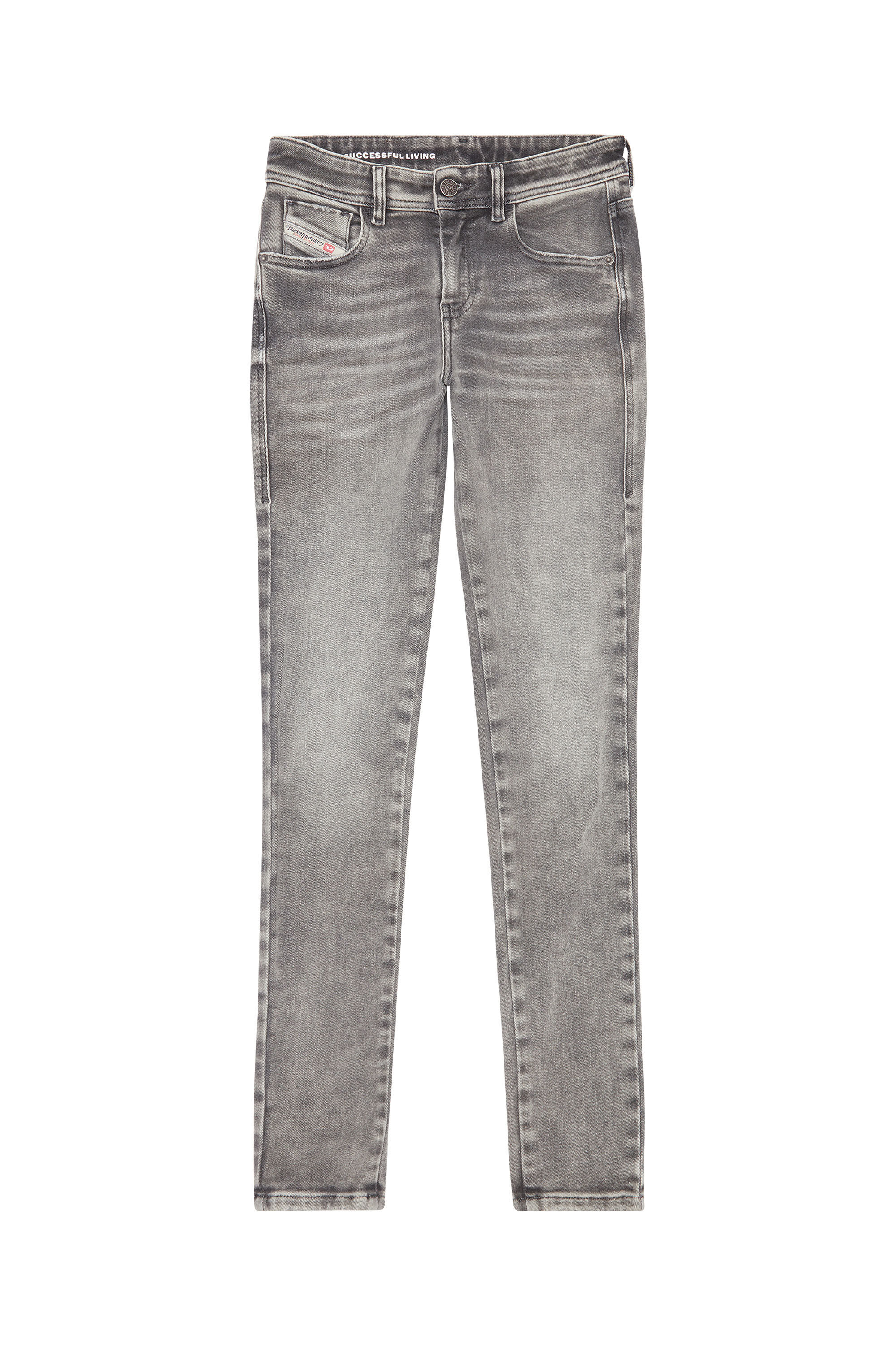 Diesel - Super skinny Jeans 2017 Slandy 068GL, Grey - Image 2