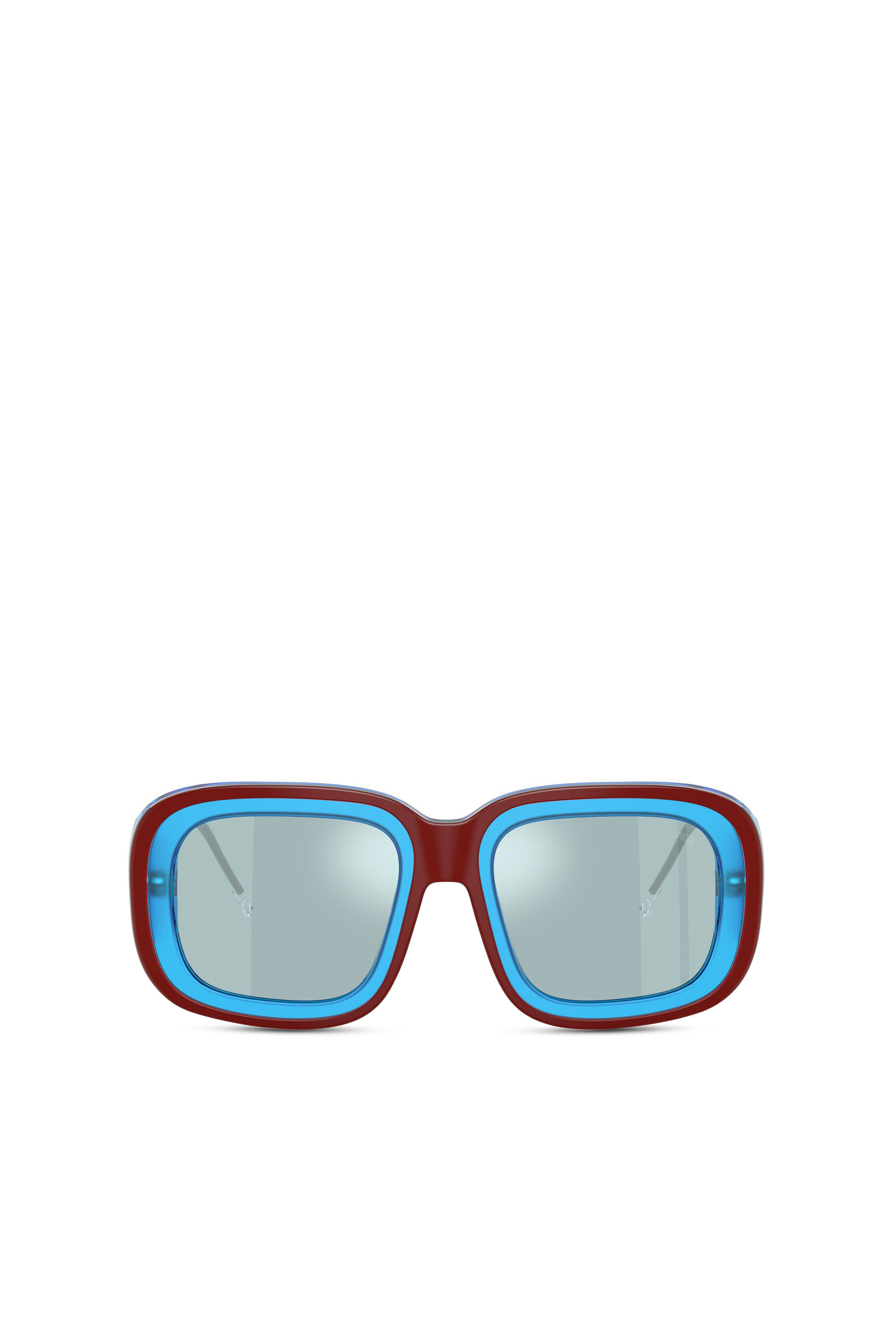 Diesel - 0DL2015U, Unisex's Square sunglasses in Brown/Blue - 1