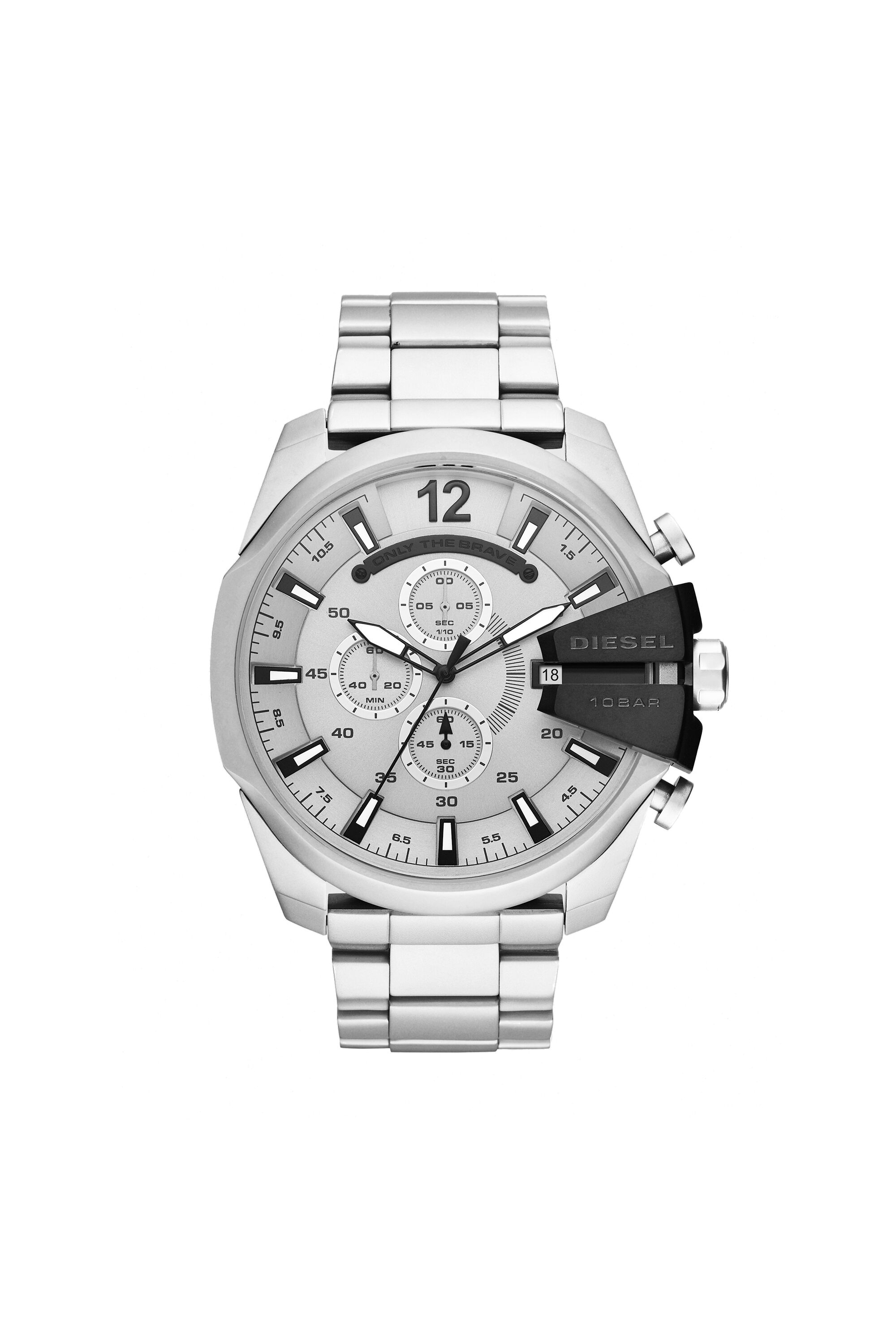 DZ4501 Man: Mega Chief chronograph stainless steel watch | Diesel