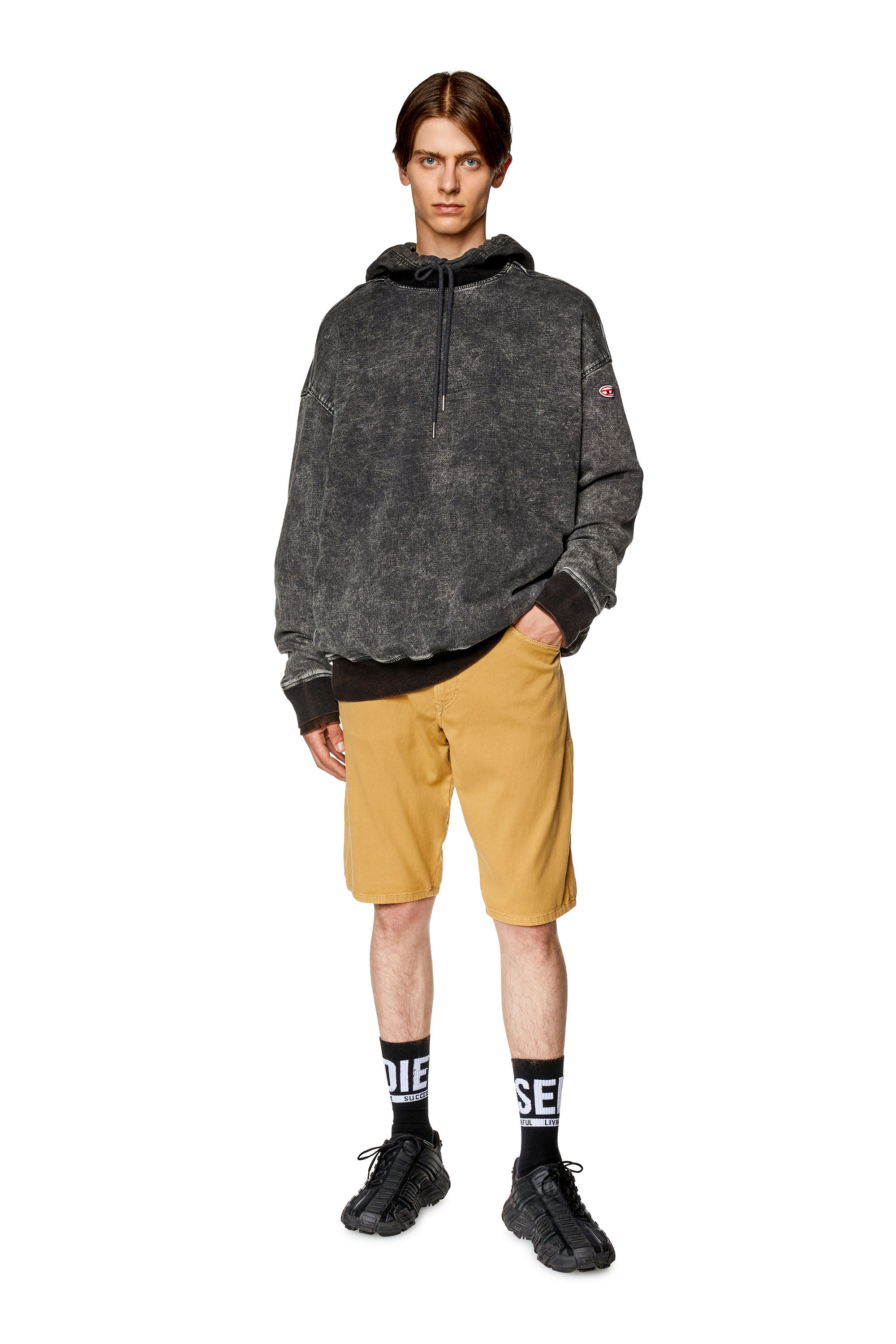 Diesel - D-KROOLEY-SHORT JOGG, Light Brown - Image 1