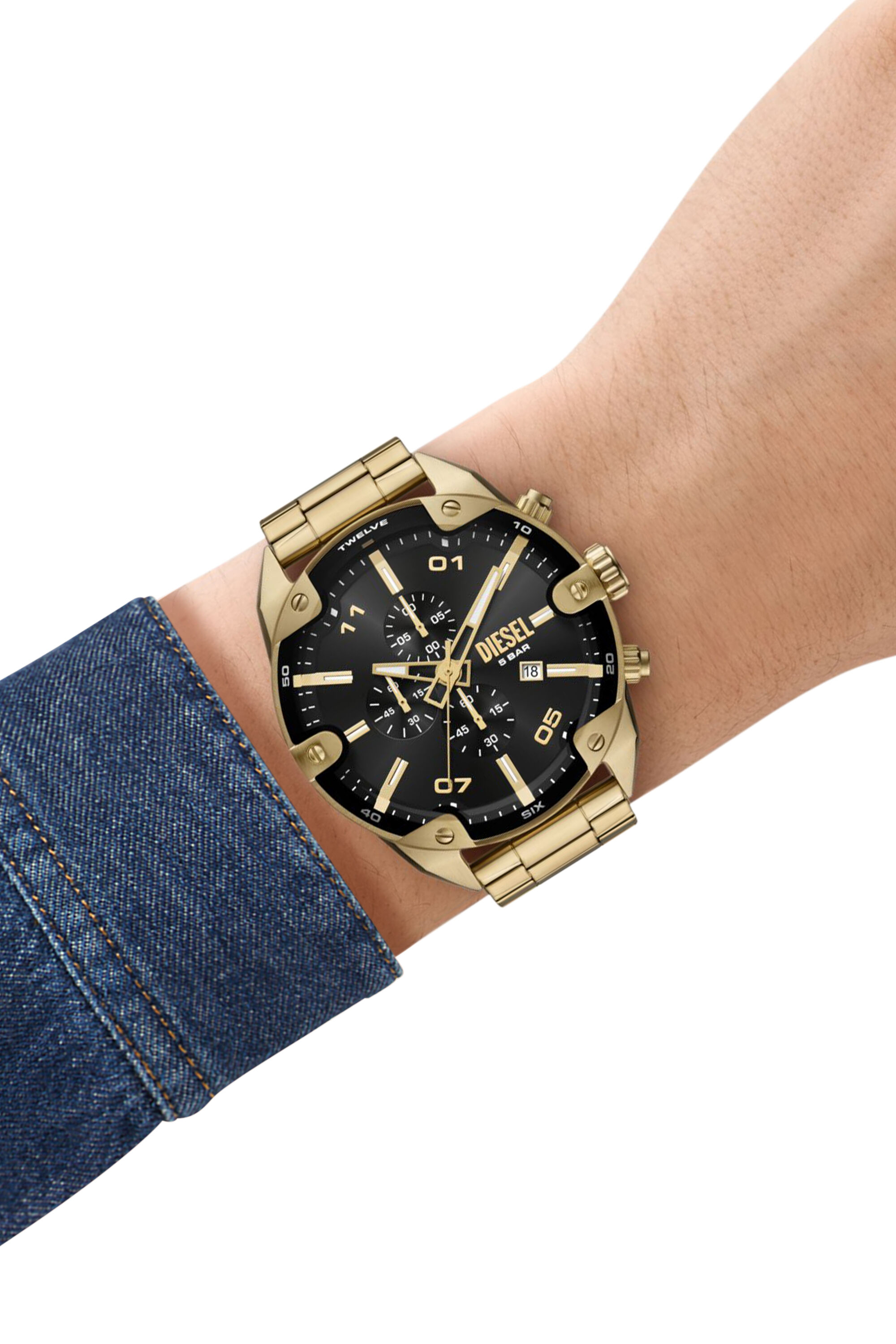 DIESEL ゴールド 時計 10BAR