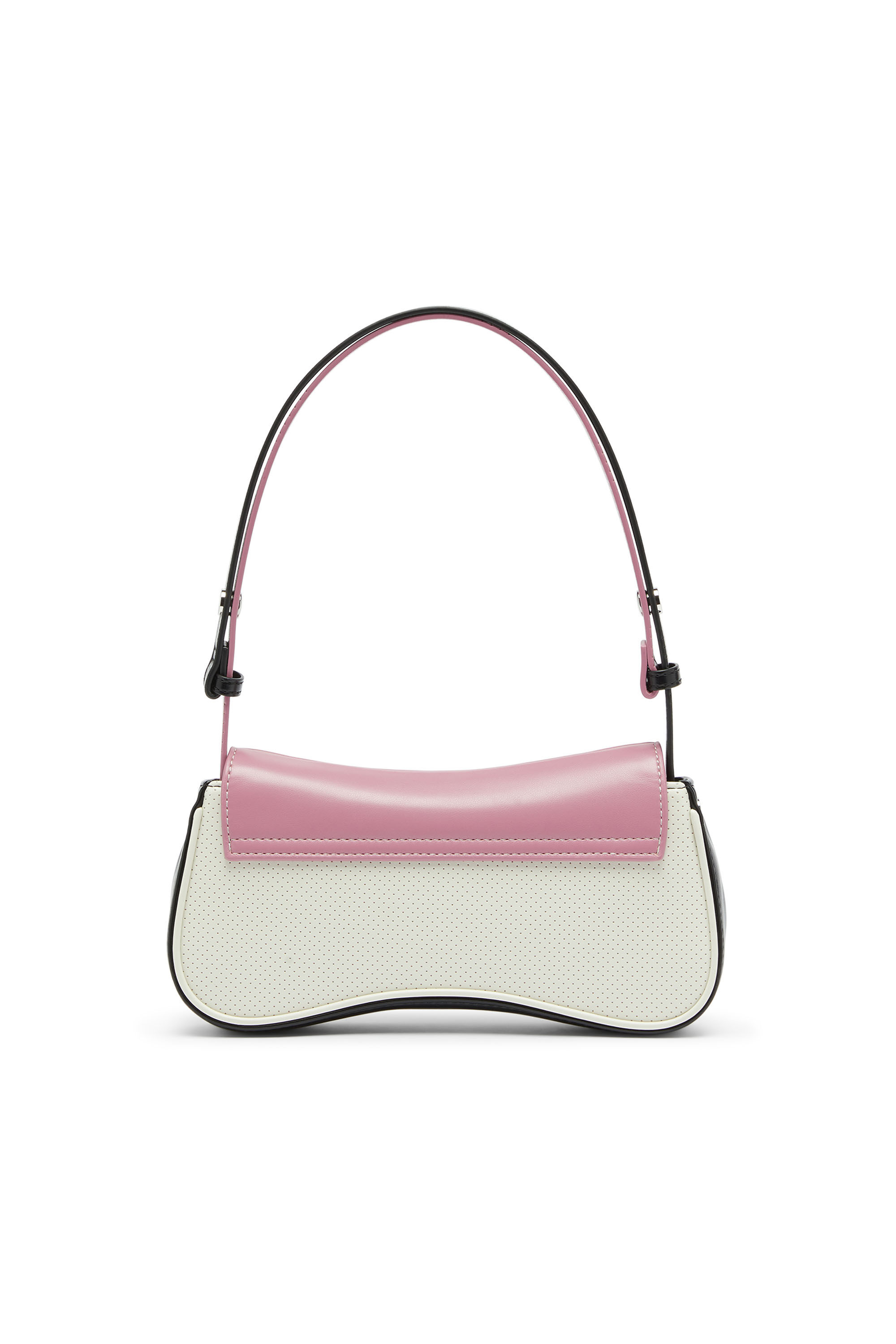 Diesel - PLAY CLUTCH, Woman's Play - Clutch with colour-block design in Black/Pink - 2