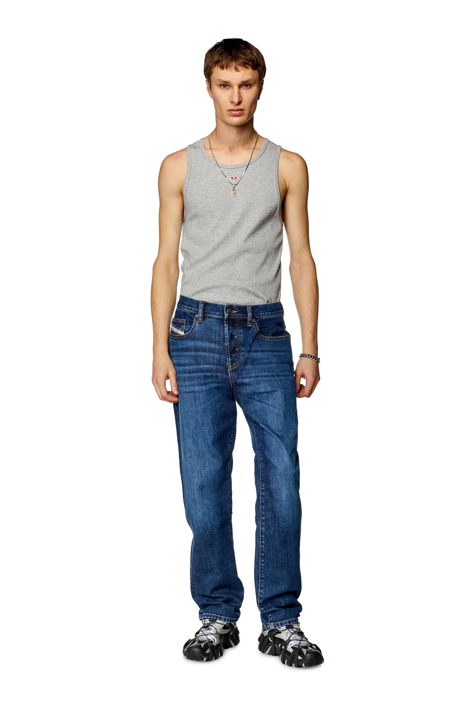 Men's Regular Skater Jeans | Dark blue | Diesel 2020 D-Viker