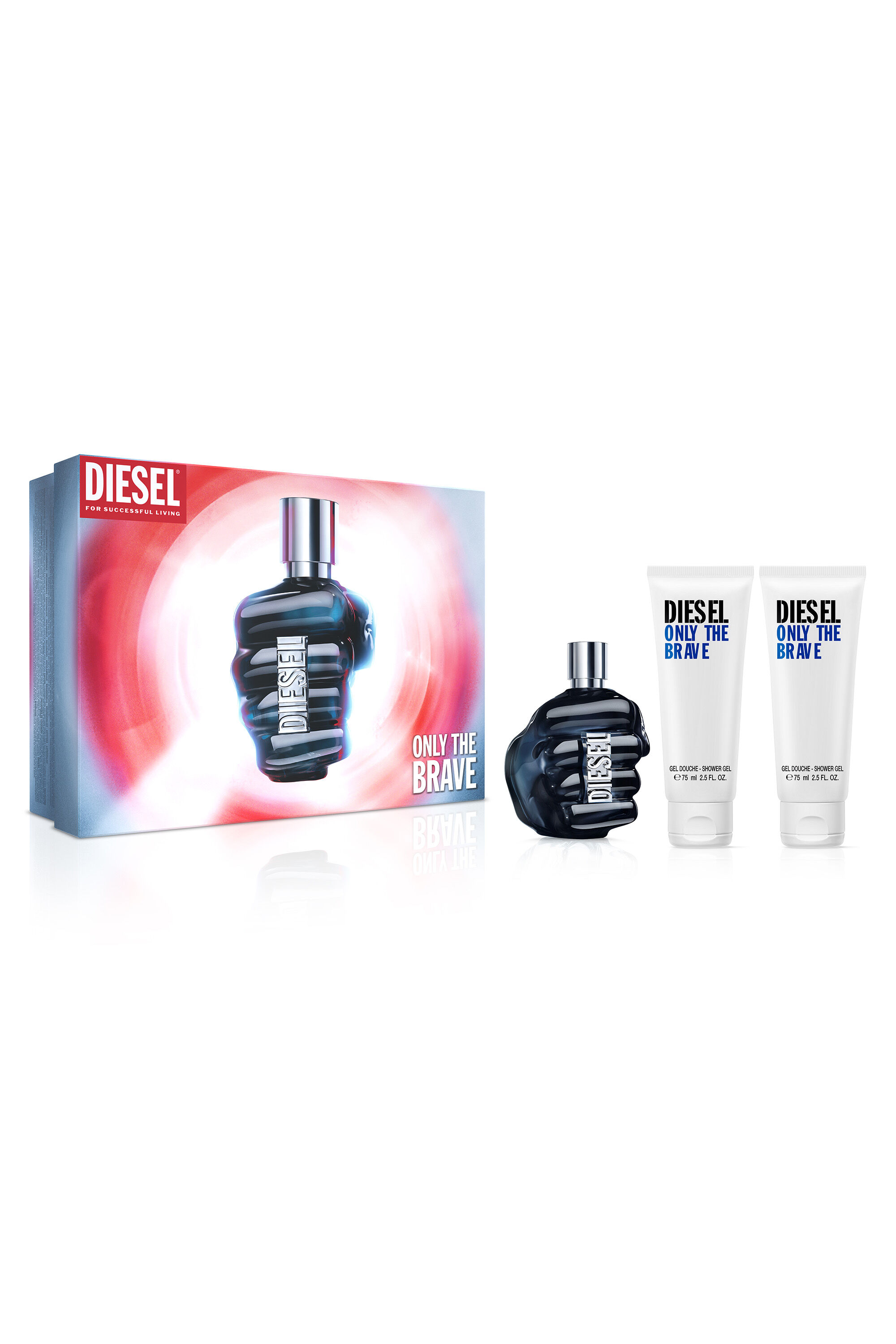Diesel - DSL OTB EDP SETS  V125 + 2SG75 S26 LG271600 FRAGRANCE, Man's Only The Brave Giftset, Eau De Parfum in Blue - 1