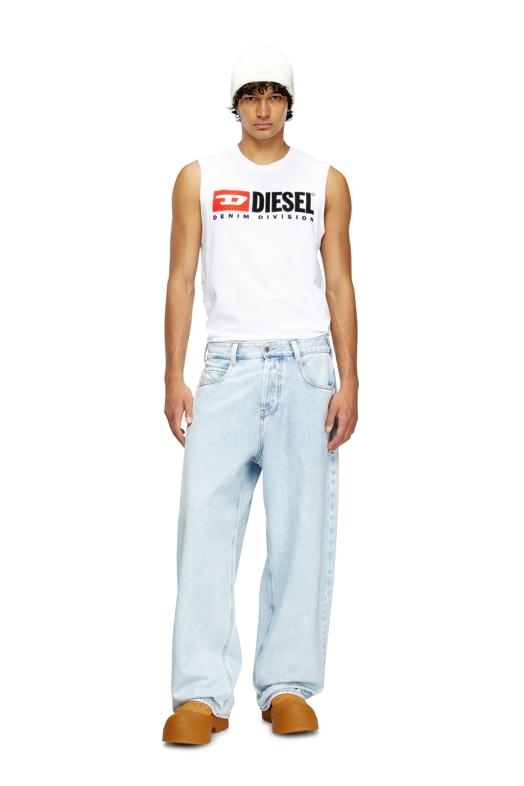 Diesel - Unisex's Relaxed Jeans 1997 D-Enim-M 09M74, Light Blue - 1