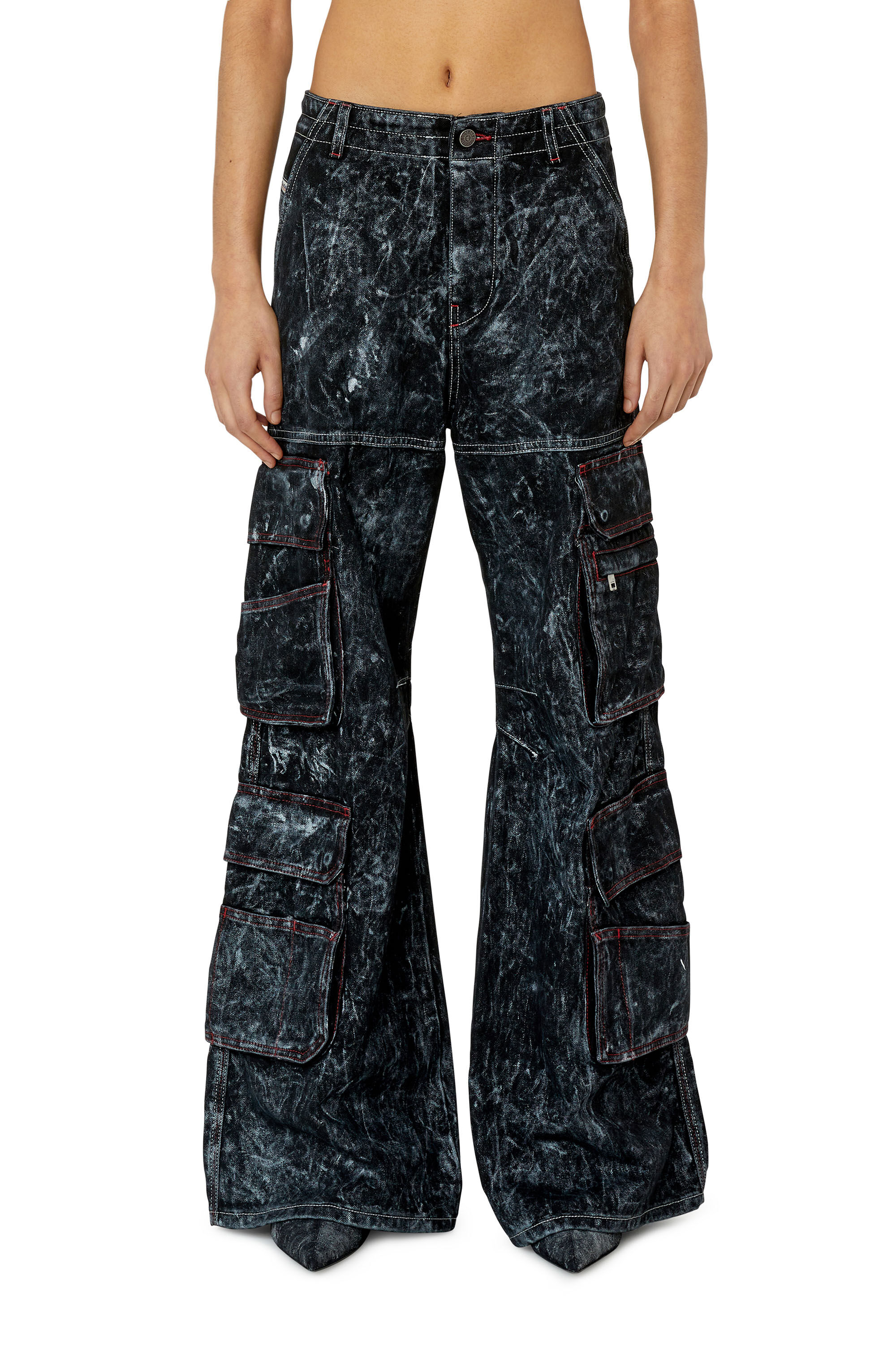 Diesel - Straight Jeans 1996 D-Sire 0EMAC, Black/Dark grey - Image 3
