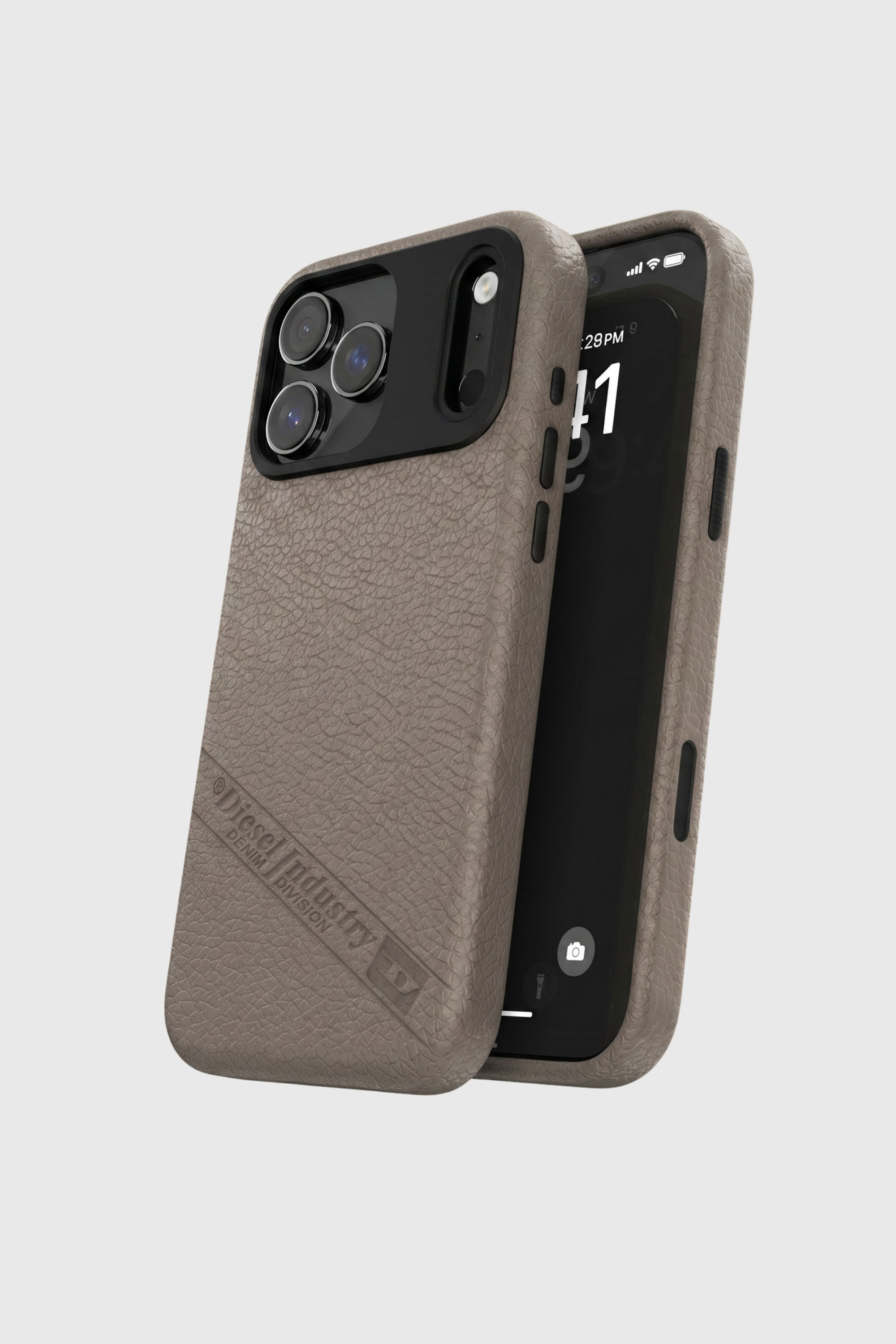 Diesel - 60645 MOULDED CASE, Unisex's Flag D case with MagSafe for iPhone 17 Pro Max in Beige - 4