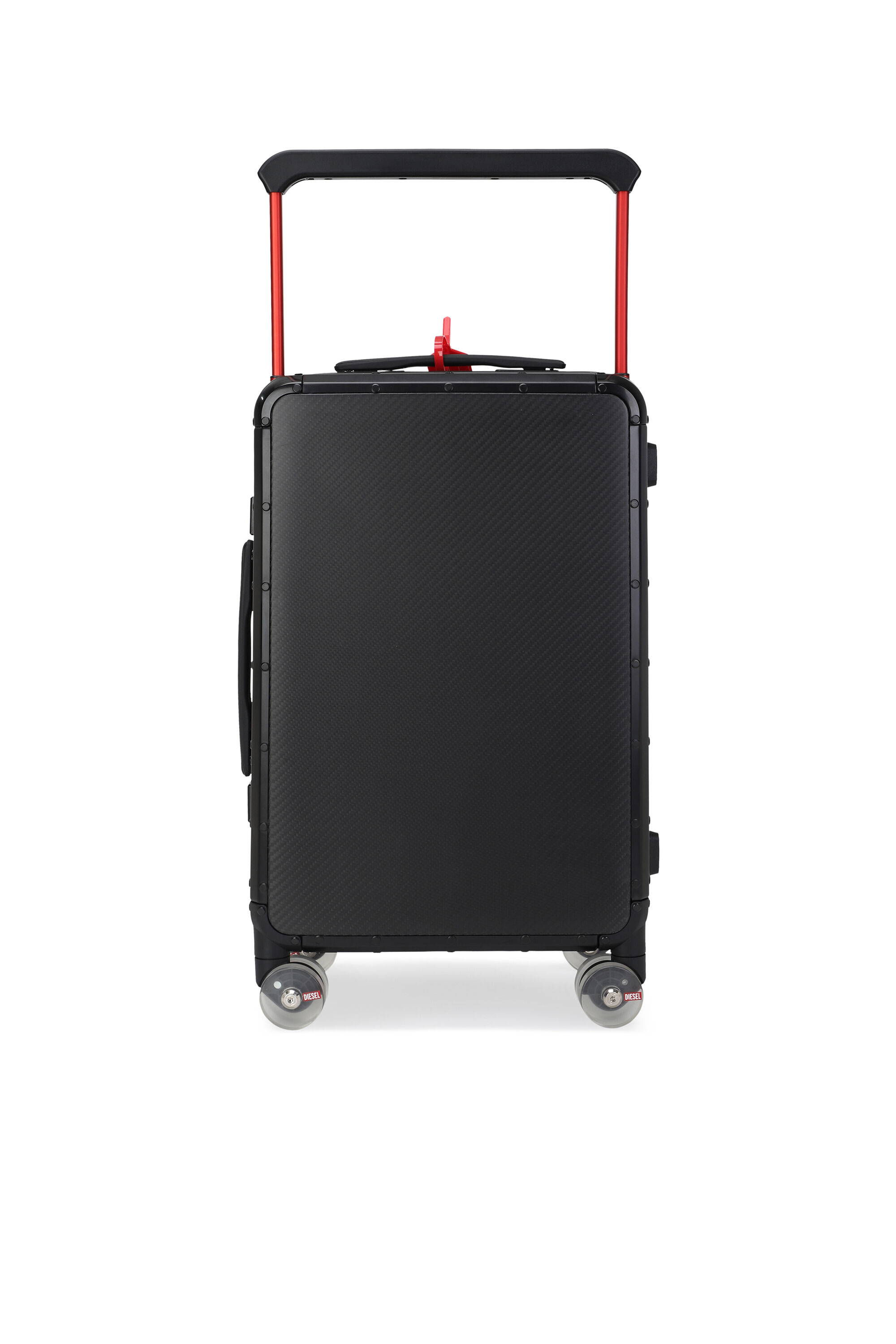 Diesel - DSL CARBON FIBER TROLLEY-BLACK- DSL001, Unisex's Carbon fiber suitcase size S in Black - 2