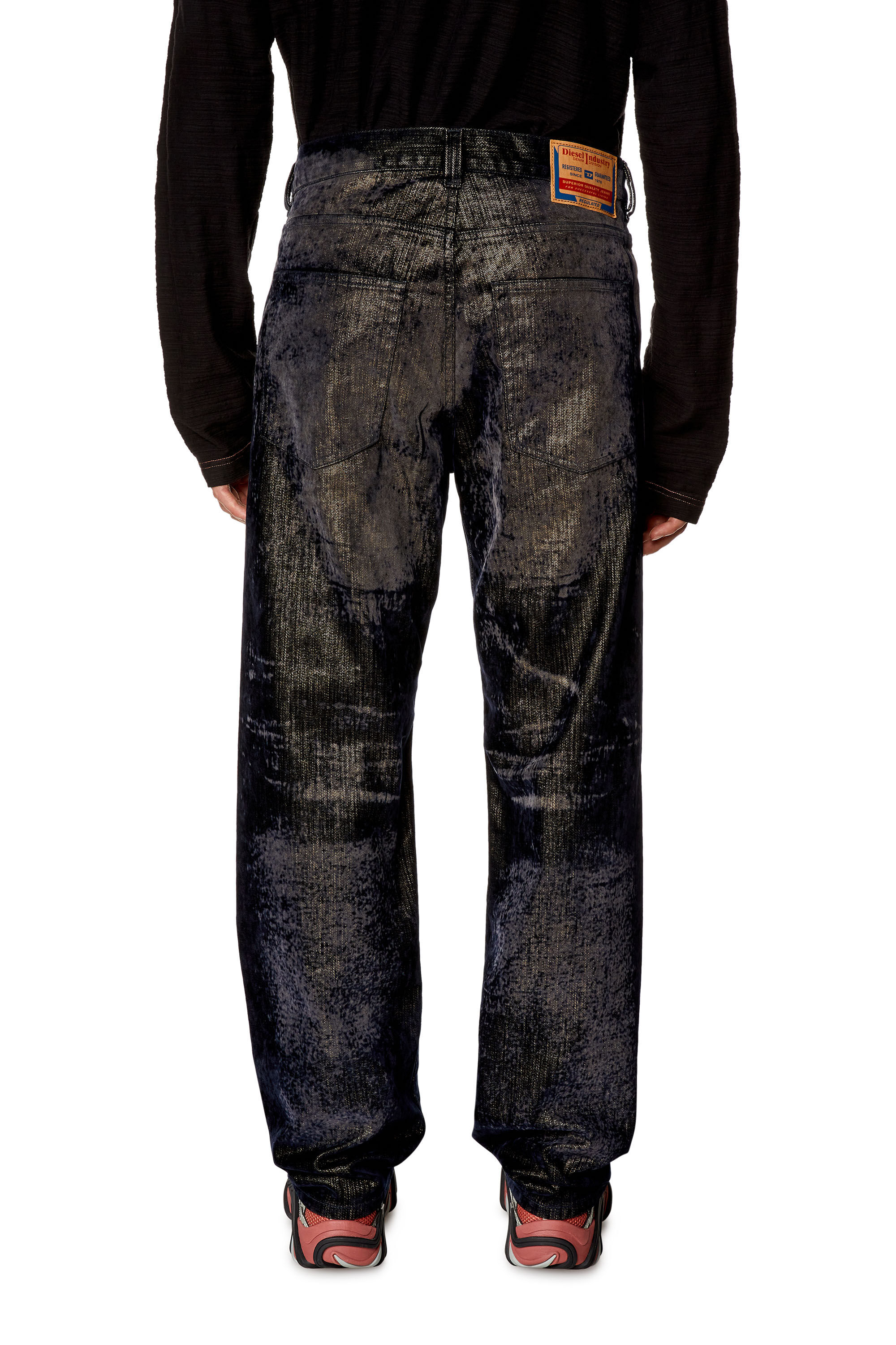 Diesel - Straight Jeans 2010 D-Macs 09I49, Black/Dark grey - Image 4
