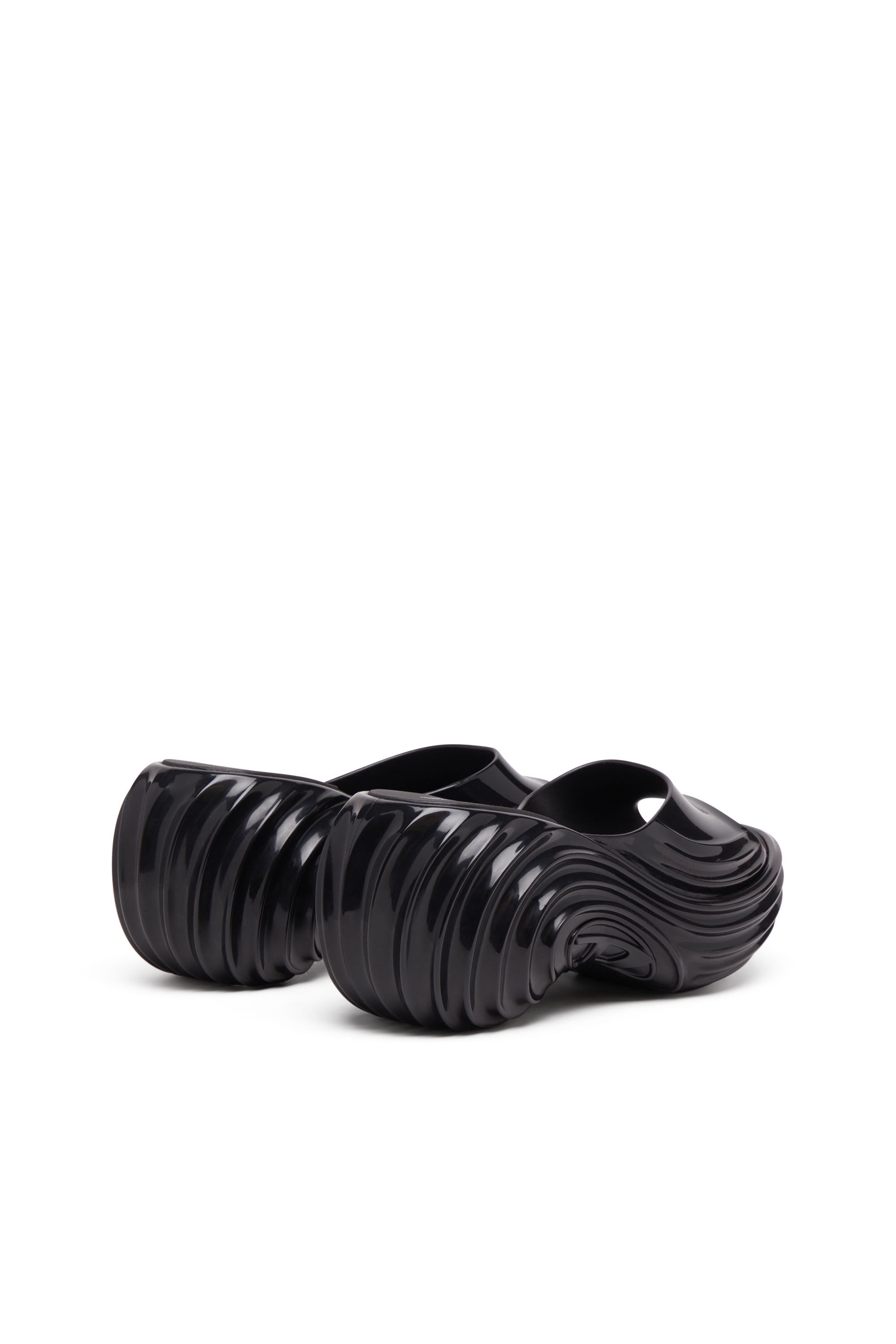Diesel - MELISSA QUANTUM PLATFORM, Woman's Platform mule in Melflex® in Black - 3