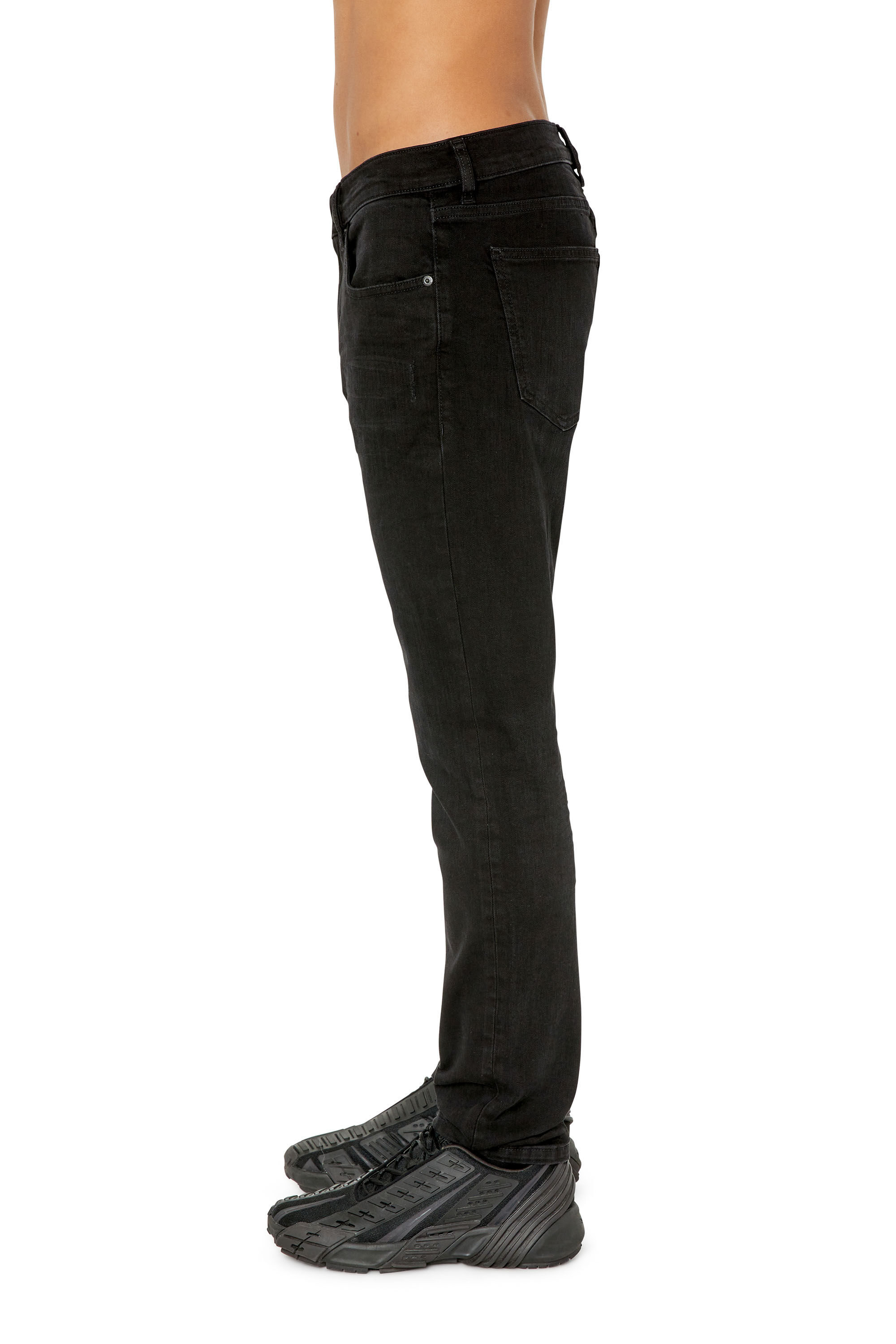 Diesel - Slim Jeans 2019 D-Strukt 0TFAS, Black/Dark grey - Image 5