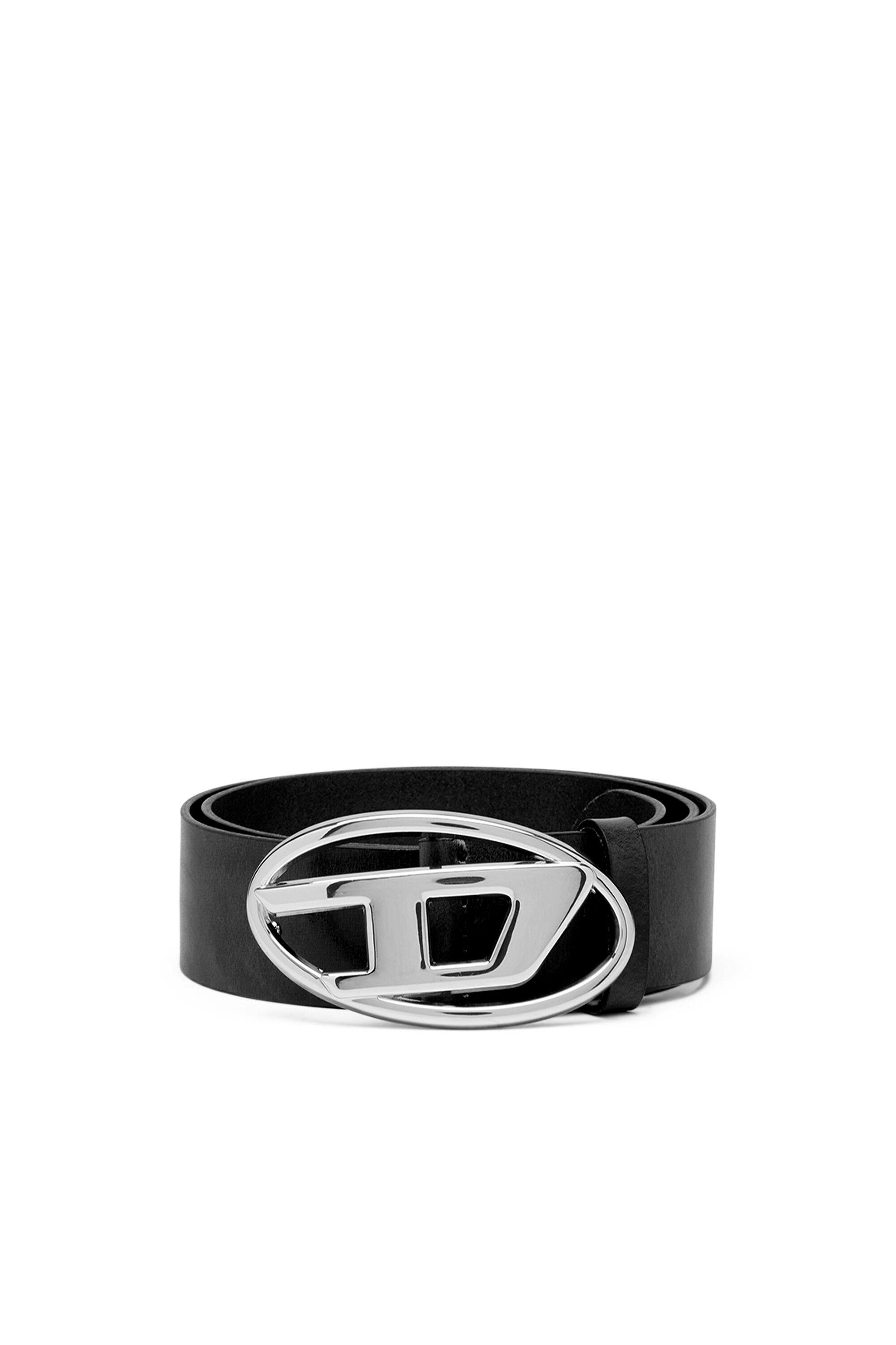 【超歓迎】 B-1DR Woman: Diesel | buckle logo D silver with Belt leather 小物