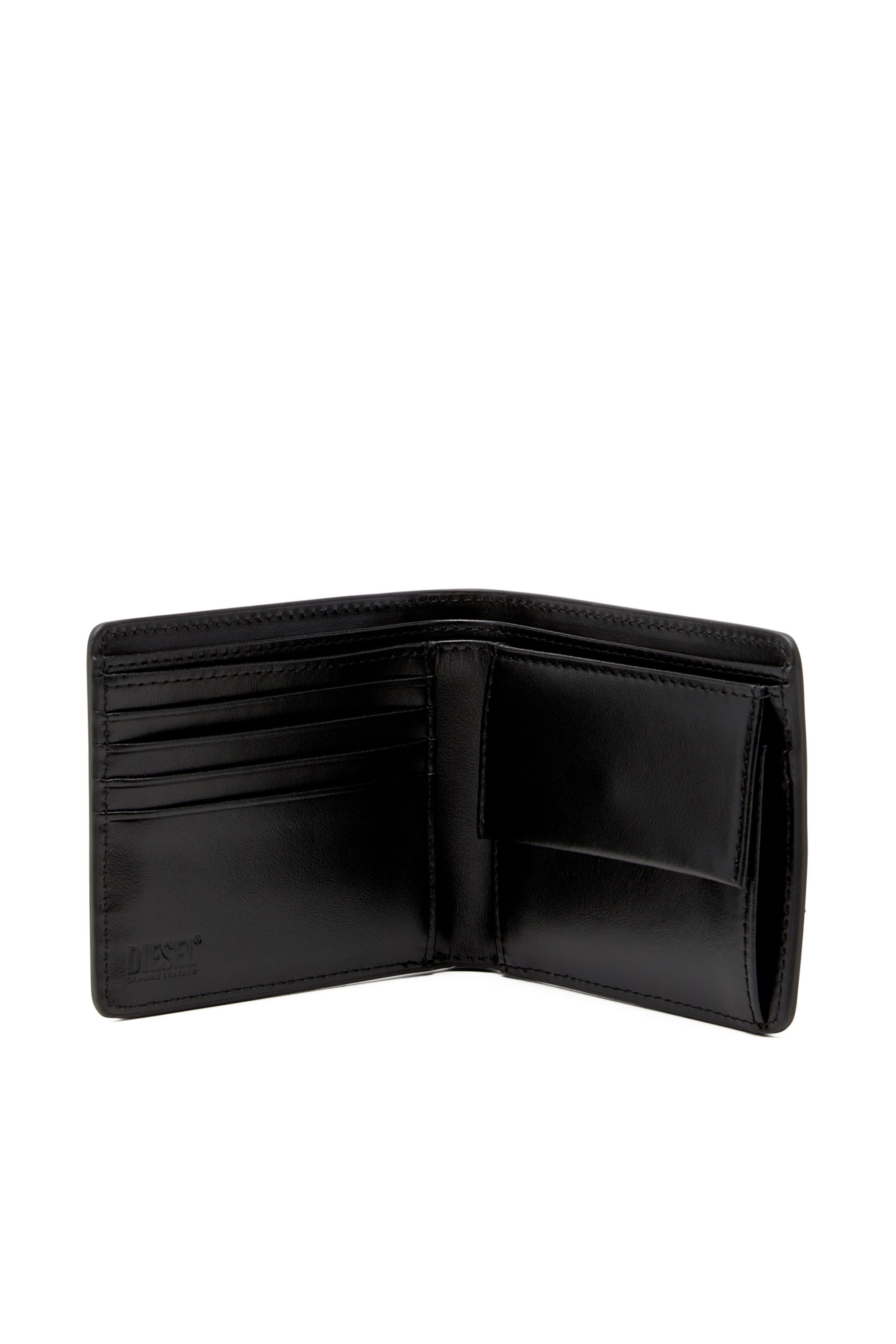 Diesel - PC MONOGRAM BI-FOLD COIN S, Black - Image 3