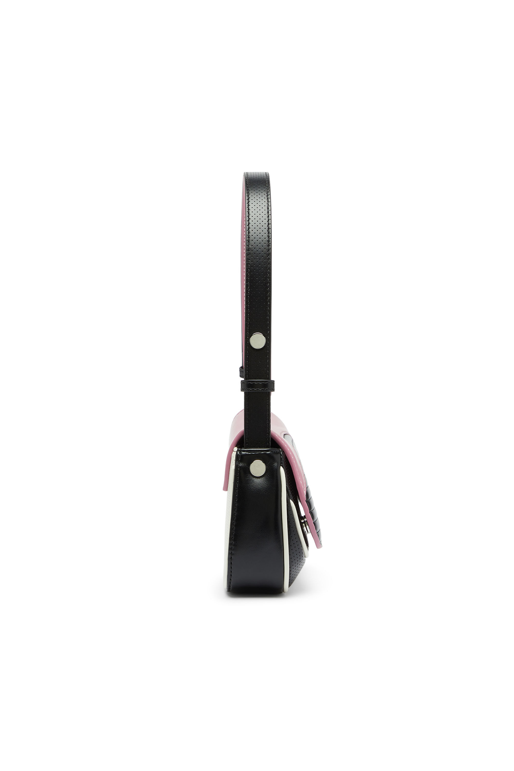 Diesel - PLAY CLUTCH, Woman's Play - Clutch with colour-block design in Black/Pink - 4