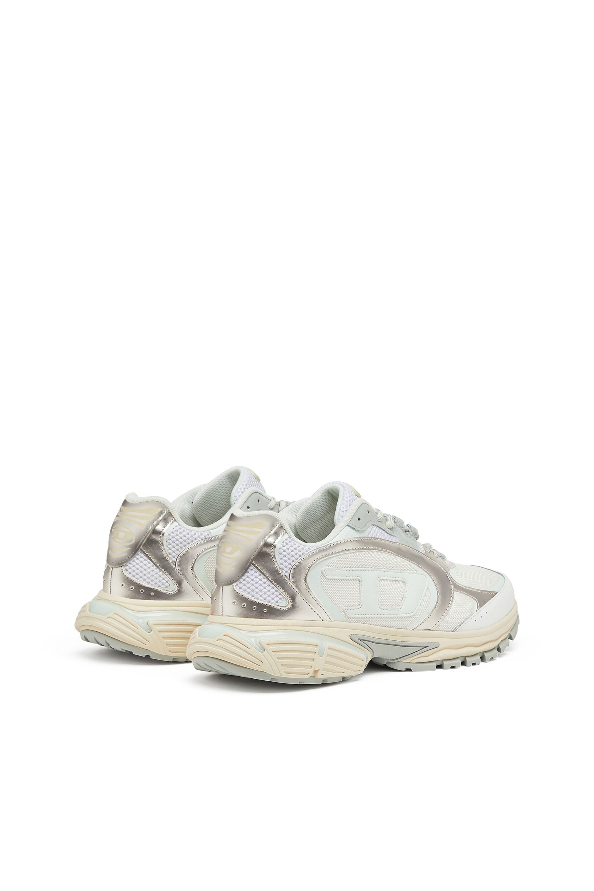 Diesel - S-PRO-V-DENSE LOW W, Woman's S-D-Runner X running shoes with metallic details in White - 3