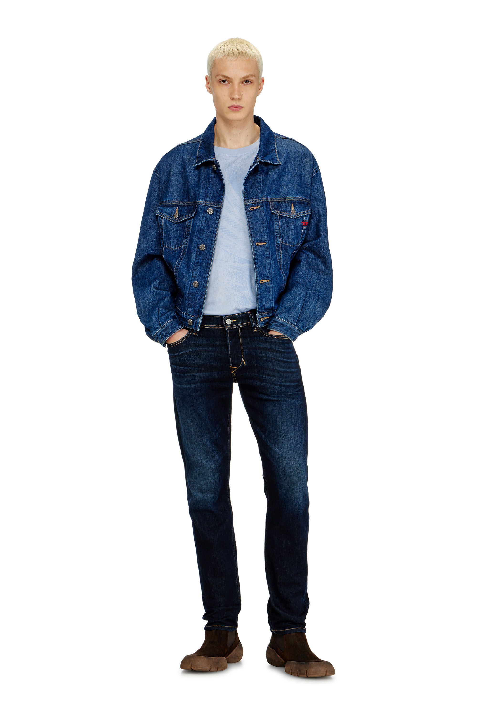 Diesel - Man's Regular Jeans 1986 Larkee-Beex 09Q15, Dark Blue - 1