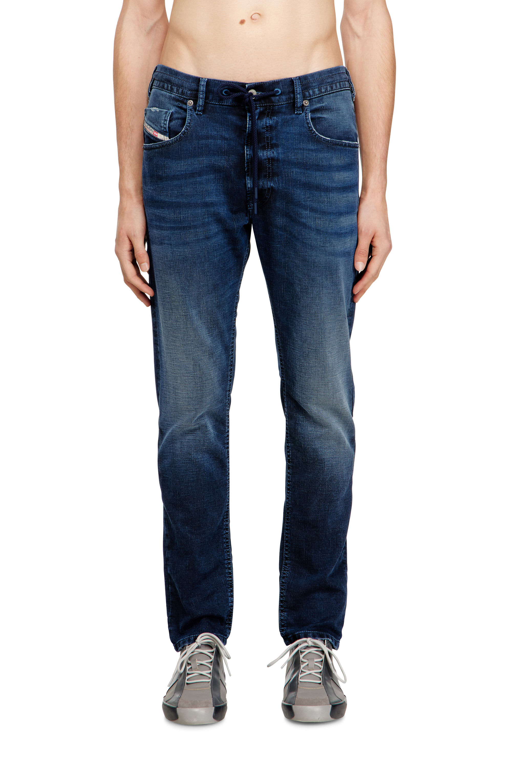 Diesel - Man's Regular 2032 D-Krooley Joggjeans&reg; 09N65, Dark Blue - 3