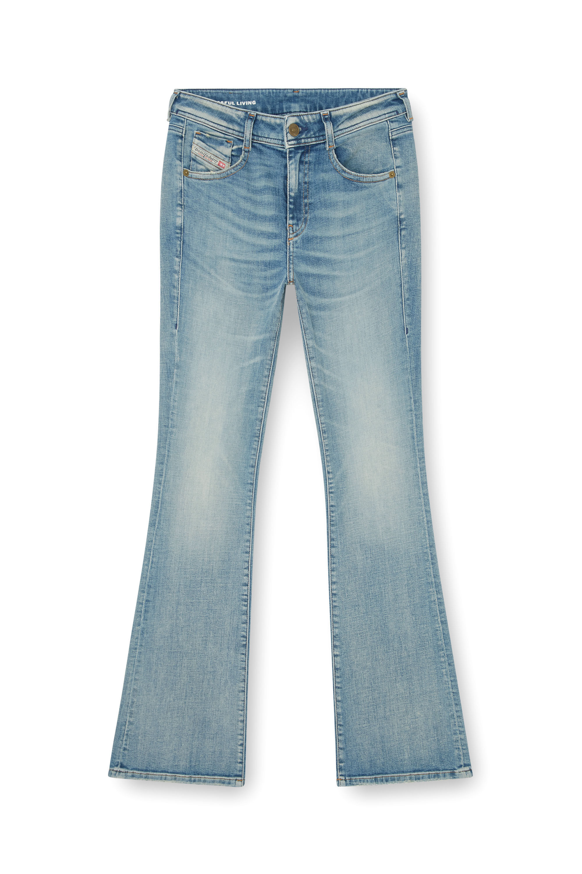 Diesel - Woman's Bootcut Jeans 1969 D-Ebbey 09P42, Light Blue - 6