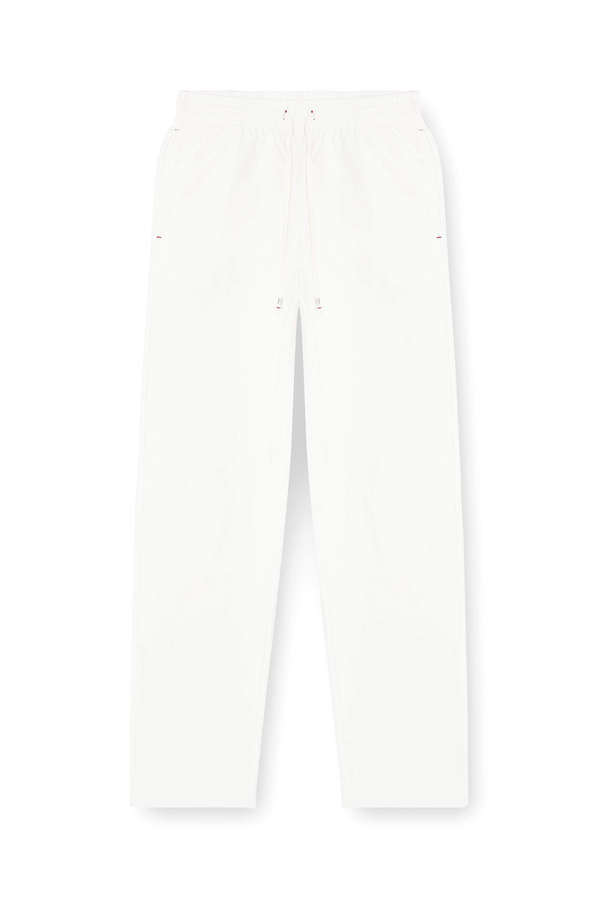 Diesel - INDRA-D-CORE, Woman's Peached sweatpants with raw hems in White - 2