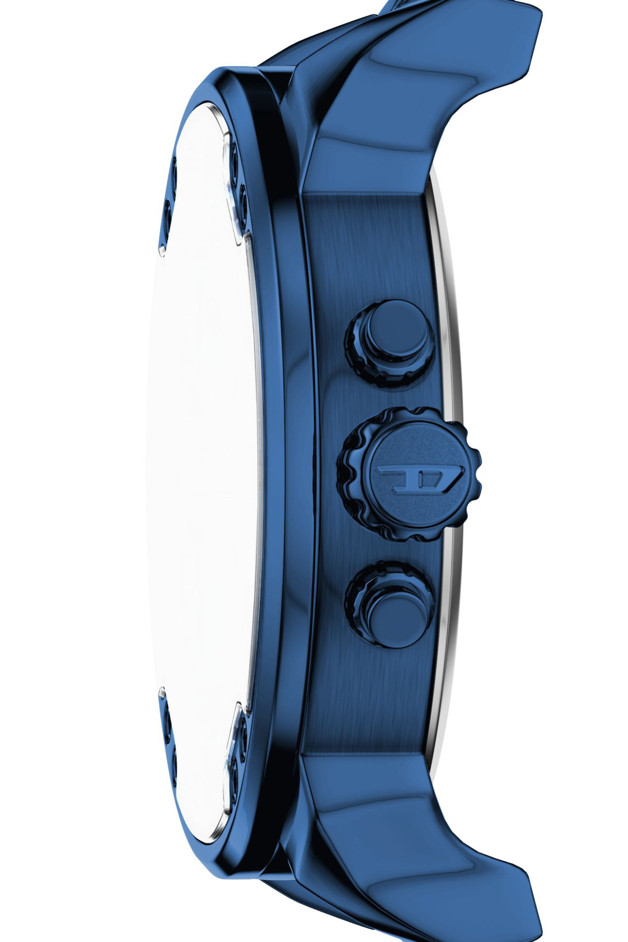 Diesel - DZ7496 WATCH, Man's Mr. Daddy 2.0 Blue Stainless Steel Watch in Blue - 3