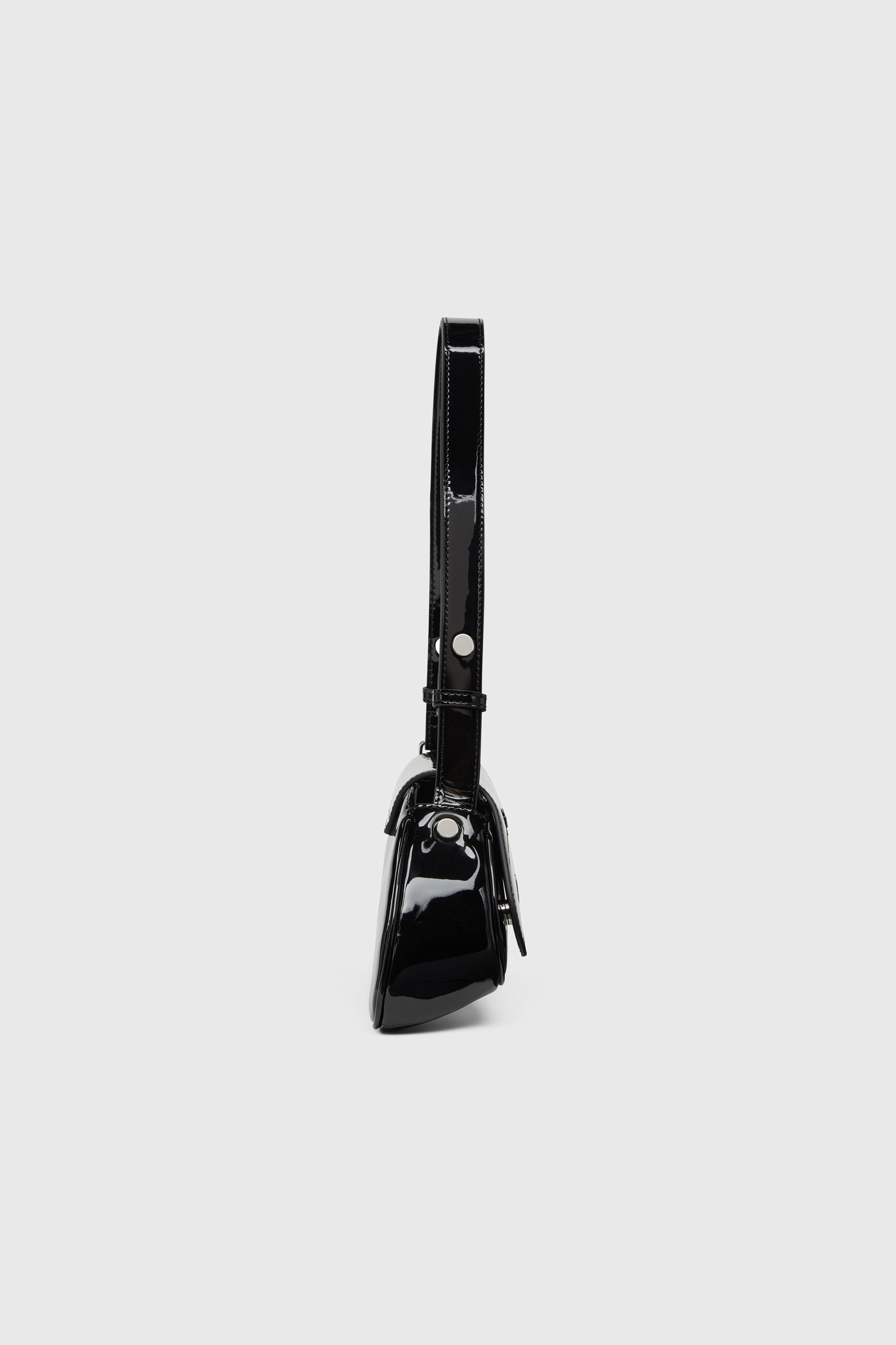 Diesel - PLAY CROSSBODY, Woman's Play-Glossy crossbody bag in Black - 4