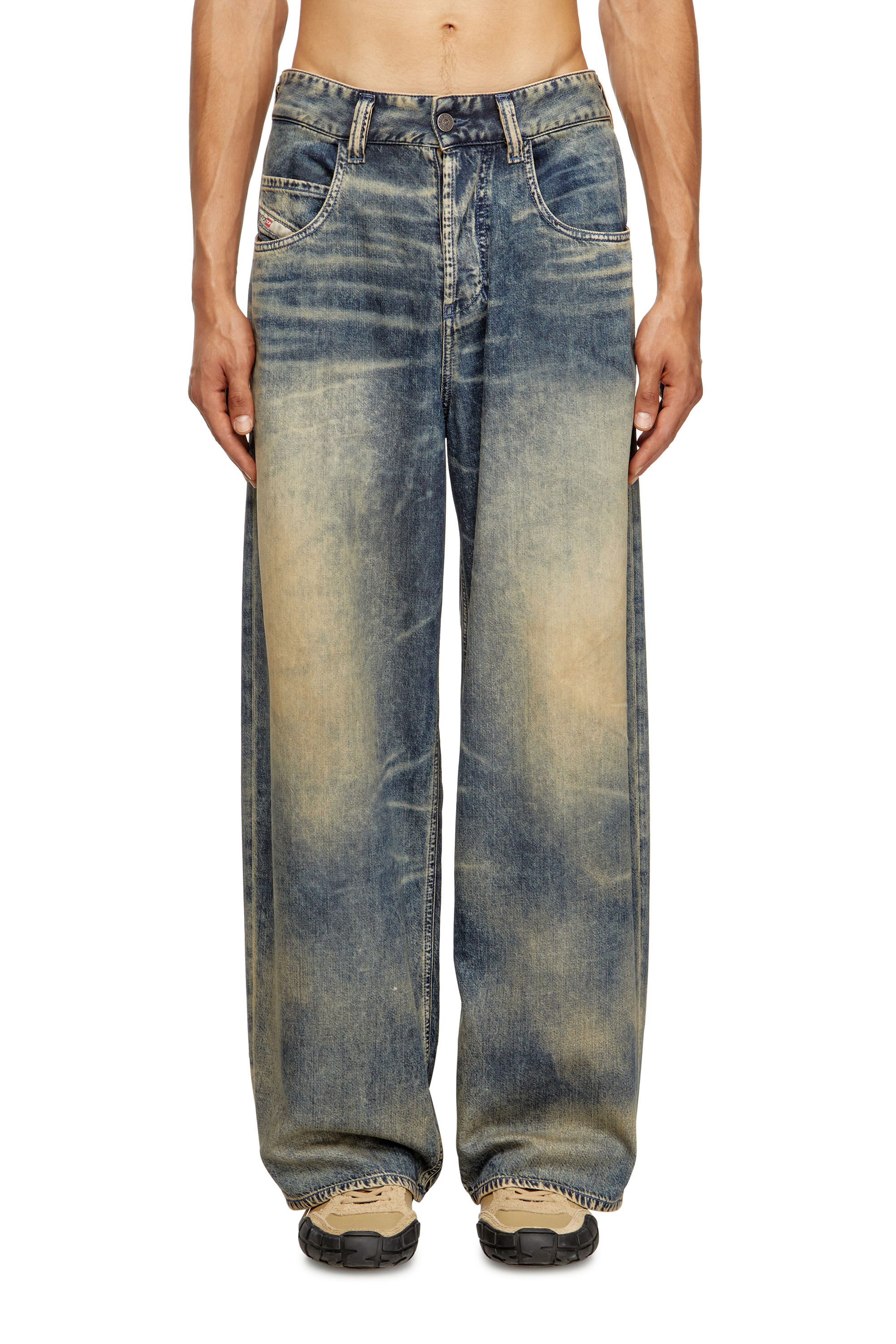 Diesel - Unisex's Relaxed Jeans 1997 D-Enim-M 0CEBB, Medium blue - 3