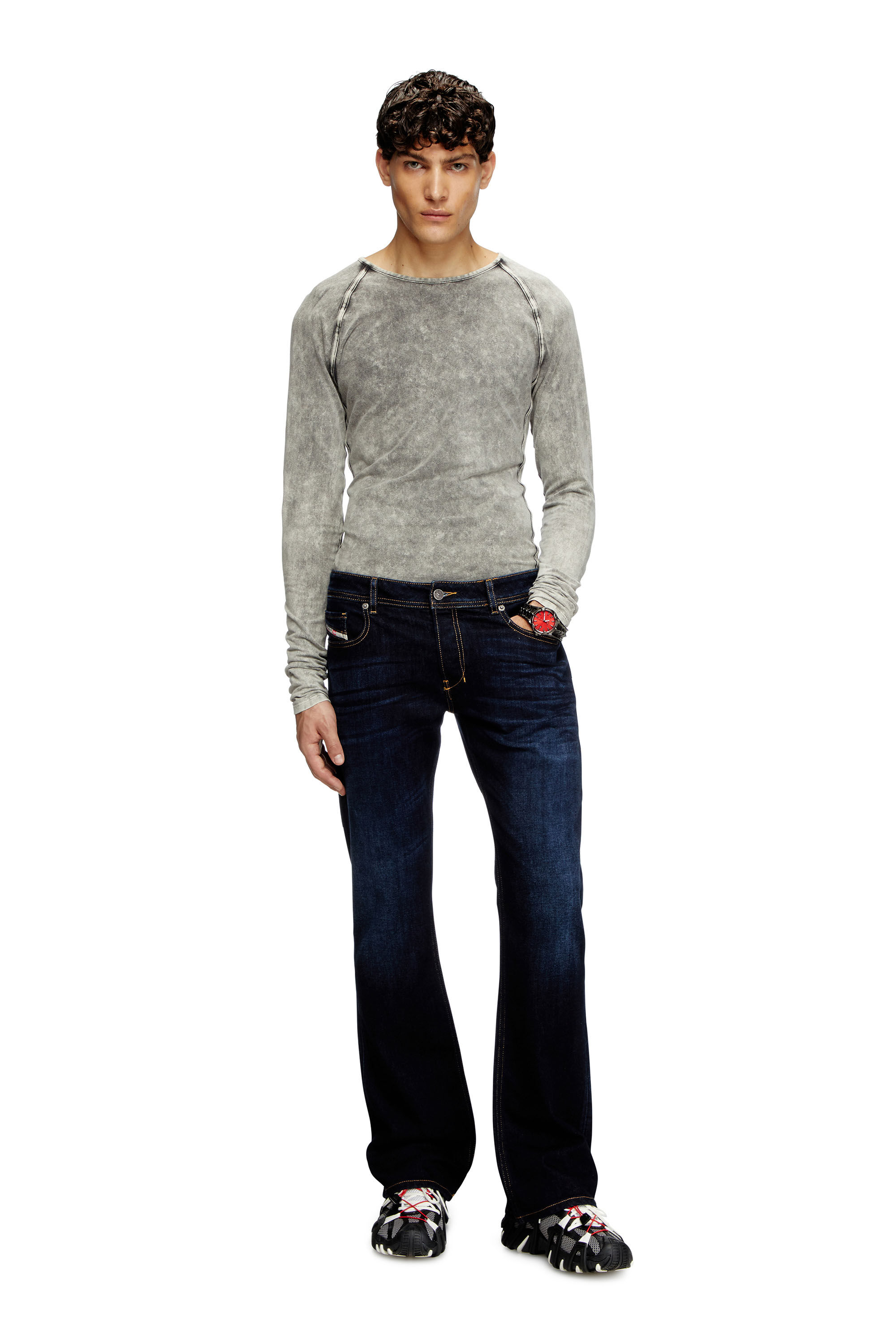 Men's Bootcut Jeans | Dark Blue | Diesel 2007 Zatiny Men's Bootcut Jeans | Dark Blue | Diesel 2007 Zatiny