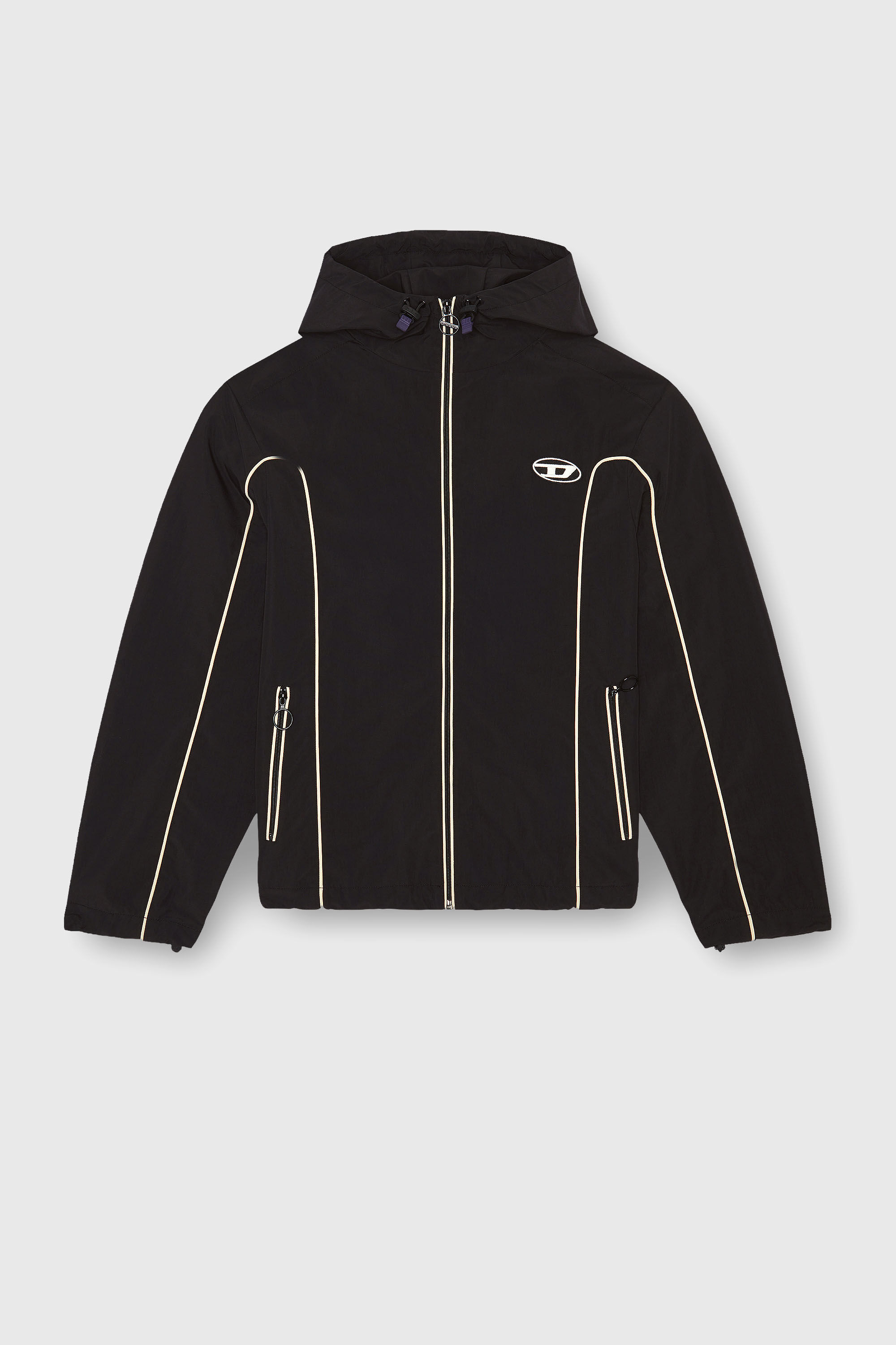 J-HIVES Man: Windbreaker Jacket with contrast piping | Diesel