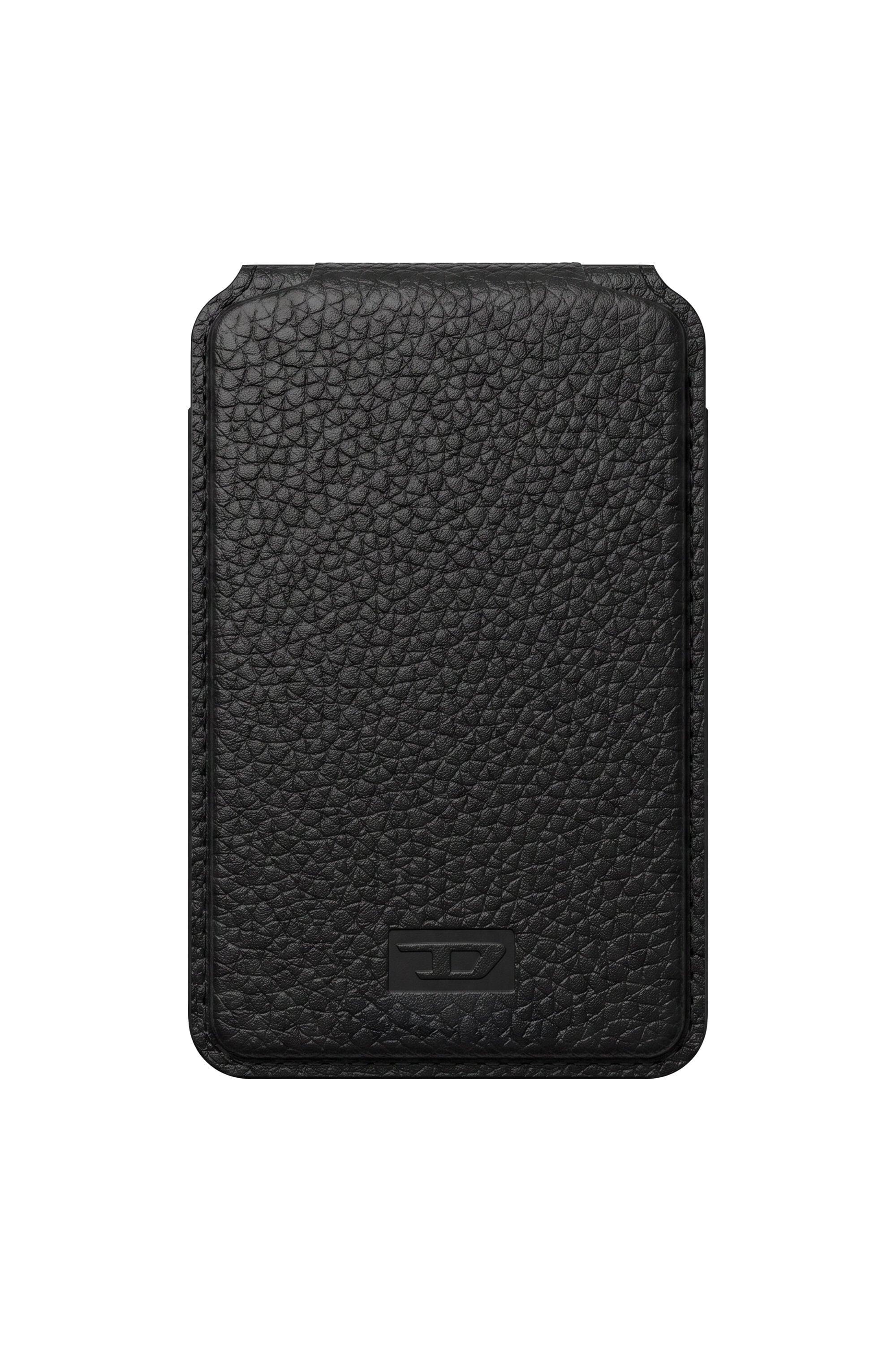 Diesel - 60649 CARD HOLDER, Unisex's Flag D MagSafe card holder in Black - 3