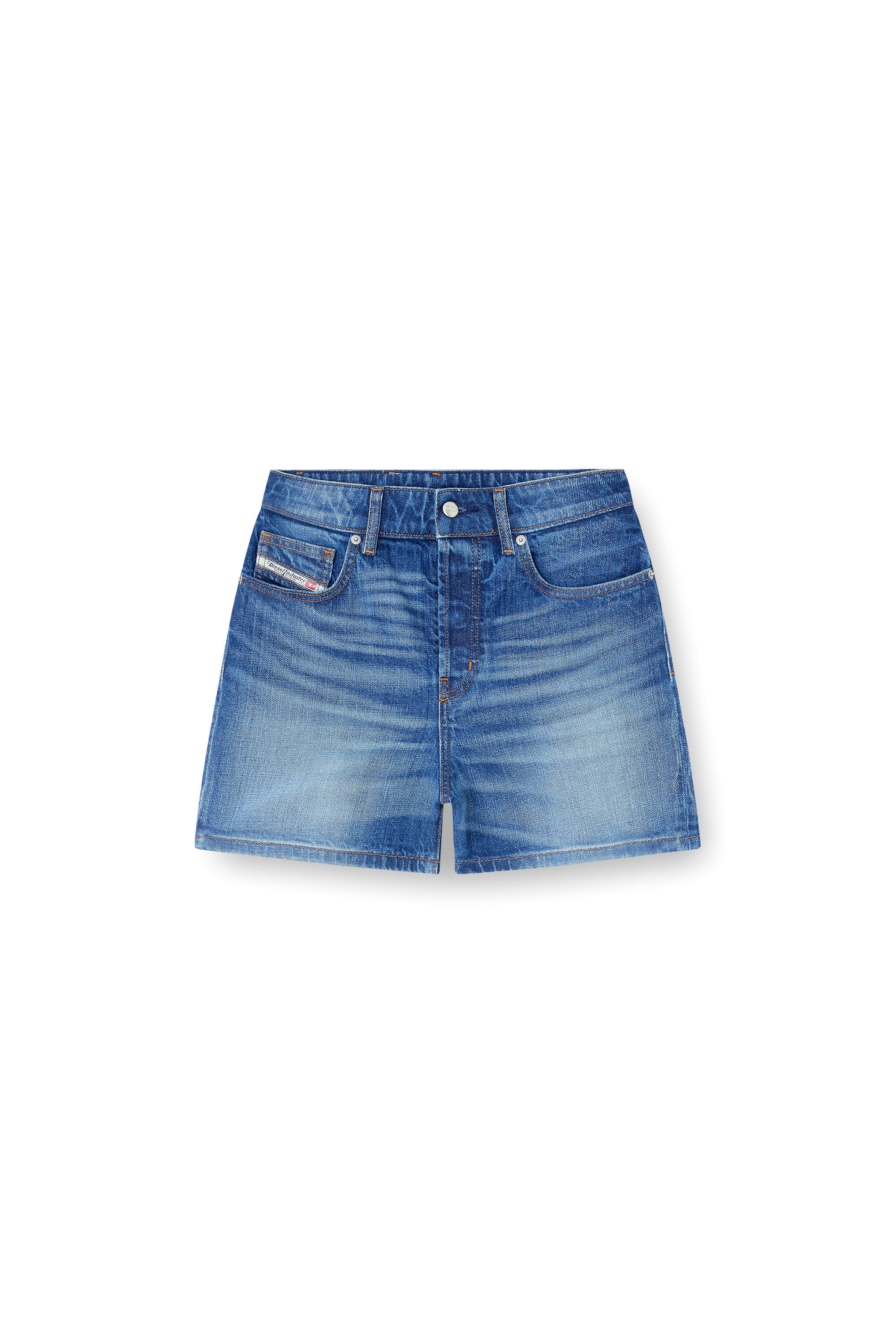 ショートパンツ DIESEL FW25 'De-Jiro' shorts (A190600DBEC 01) Women's Denim shorts | Blue | Diesel