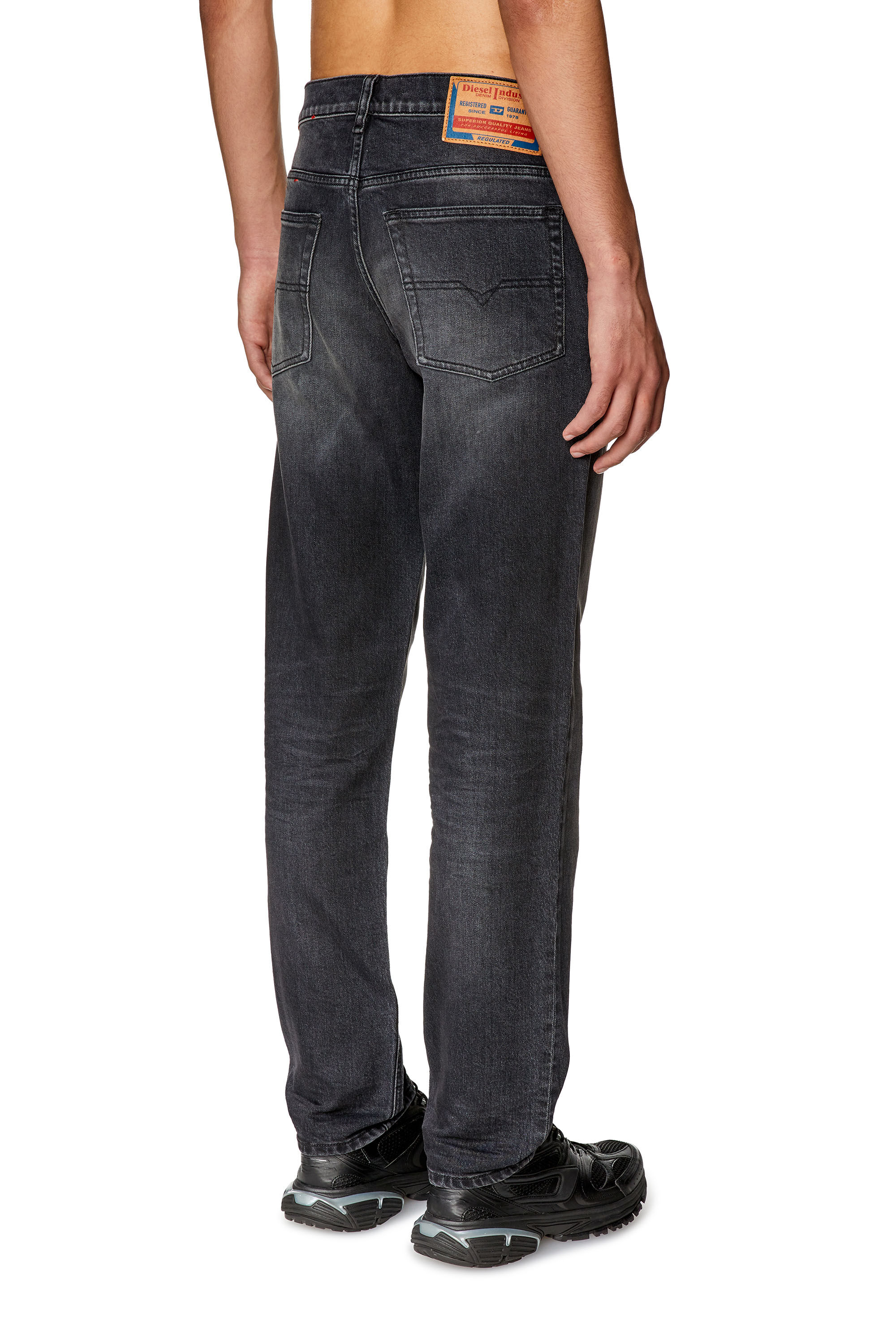 Diesel - Tapered Jeans 2023 D-Finitive 09G20, Black/Dark grey - Image 4
