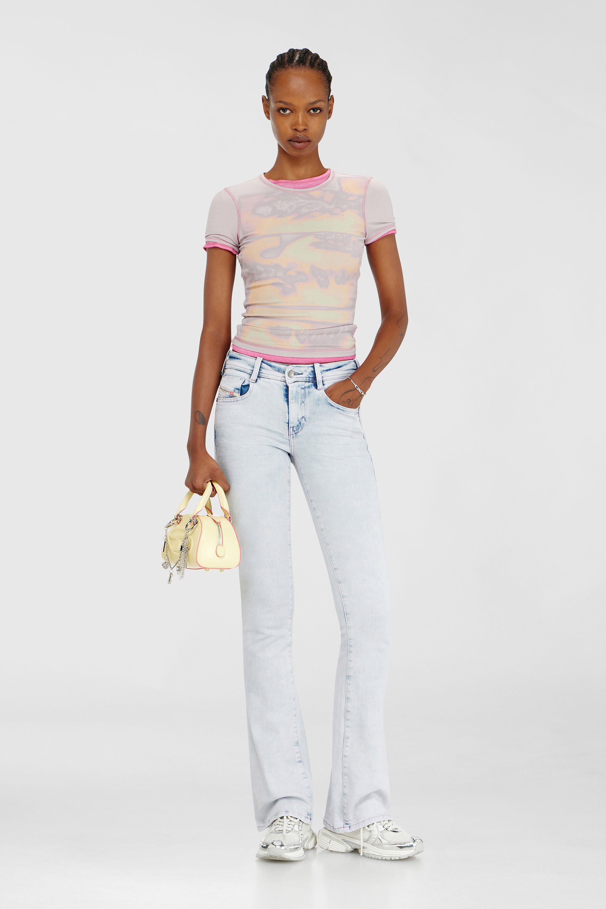 Diesel - Woman's Bootcut Jeans 1969 D-Ebbey 0HDBH, Light Blue - 1