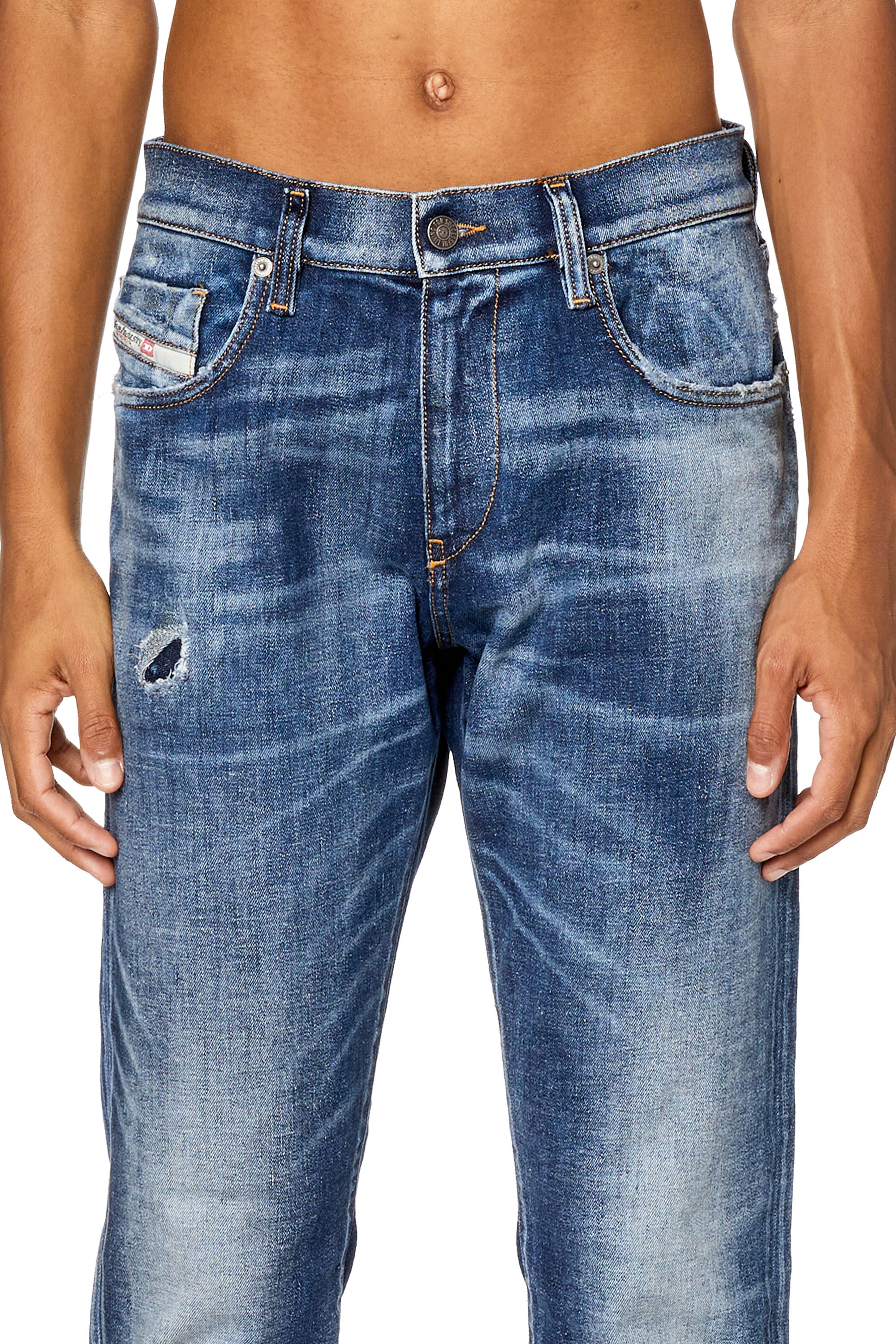 Diesel - Slim Jeans 2019 D-Strukt 09G89, Medium blue - Image 5