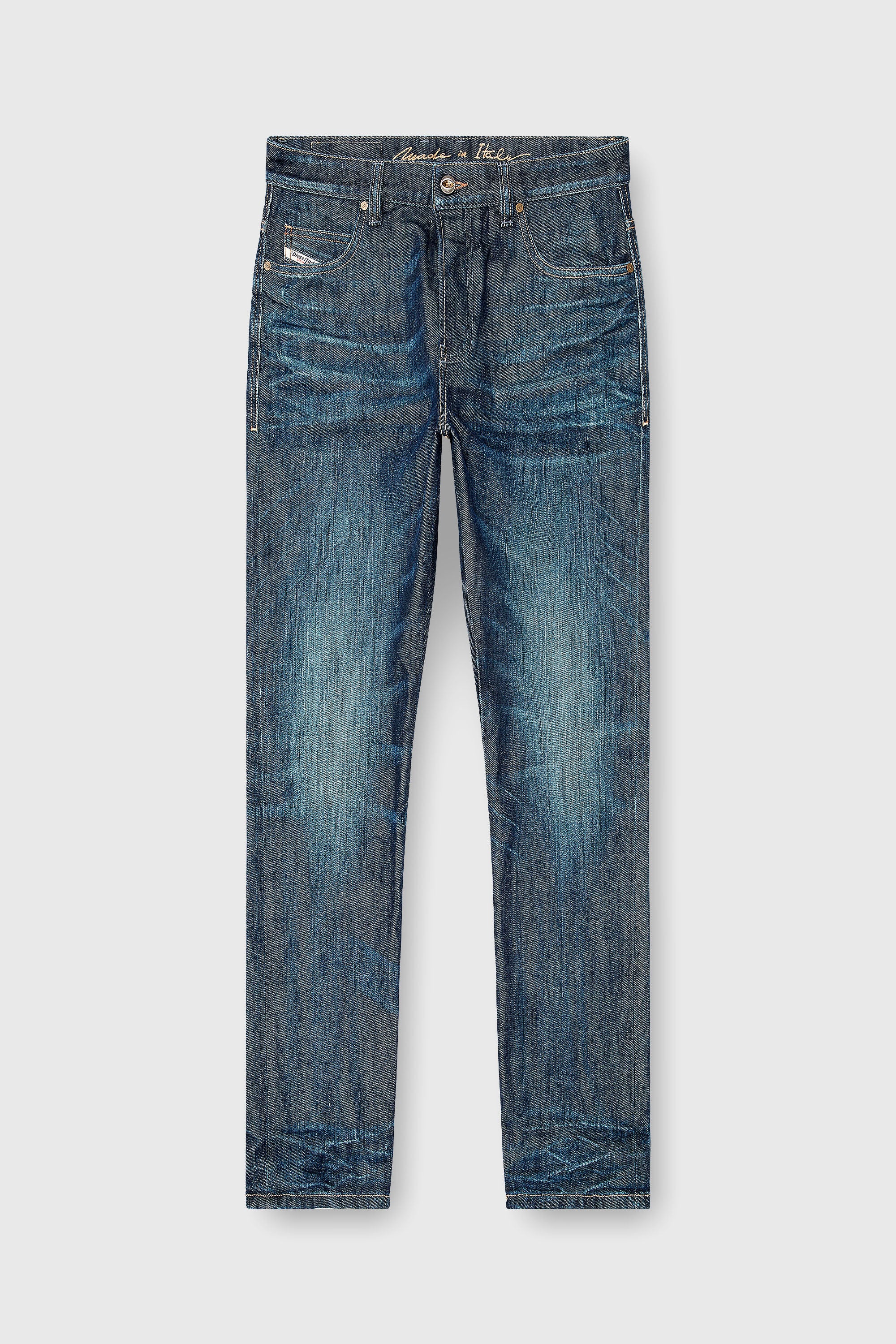 Diesel - Man's Slim Jeans 1993 D-Vyl 09Q04, Dark Blue - 6