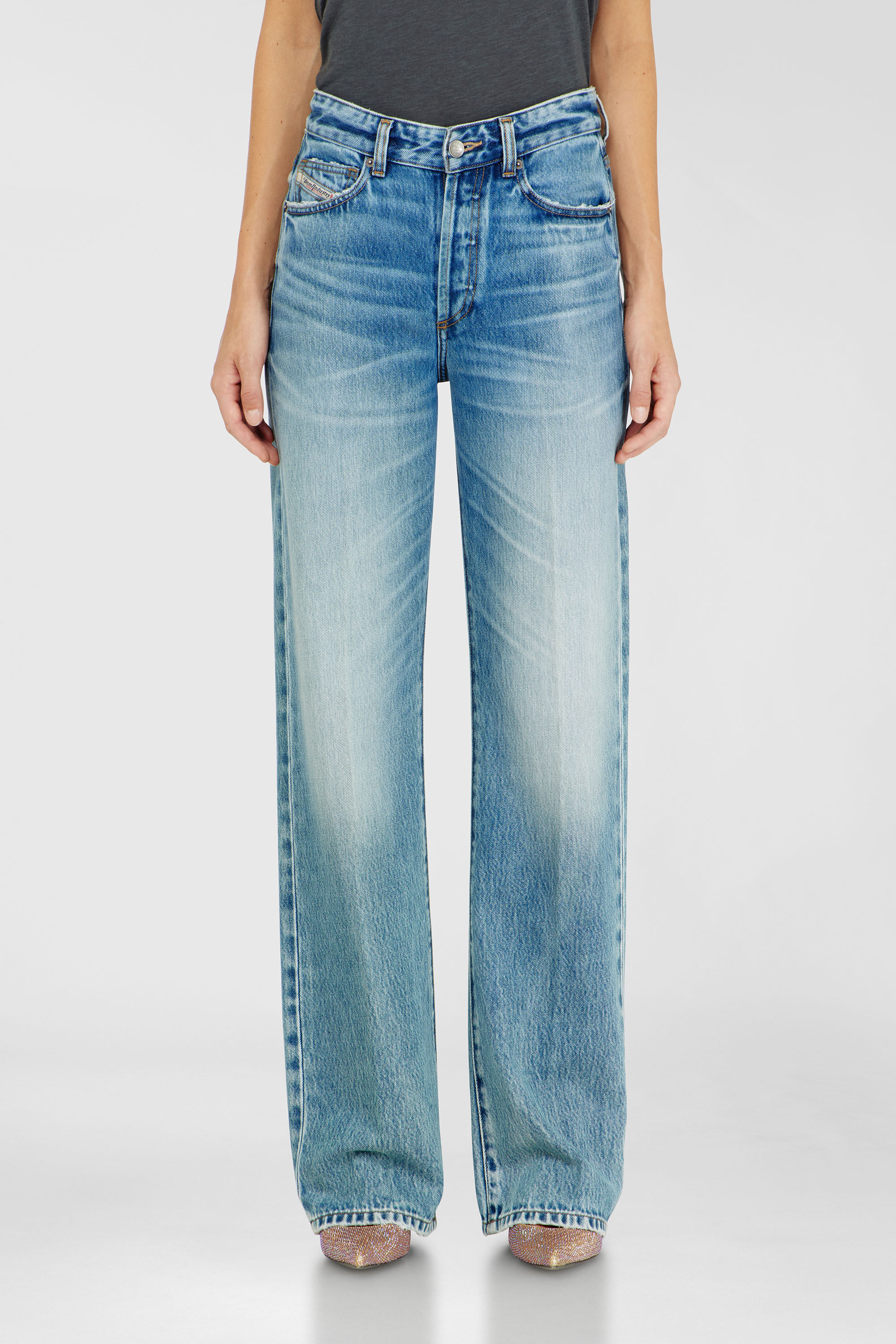 Diesel - Woman's Regular Jeans 1971 D-Sent 0DLDF, Light Blue - 4