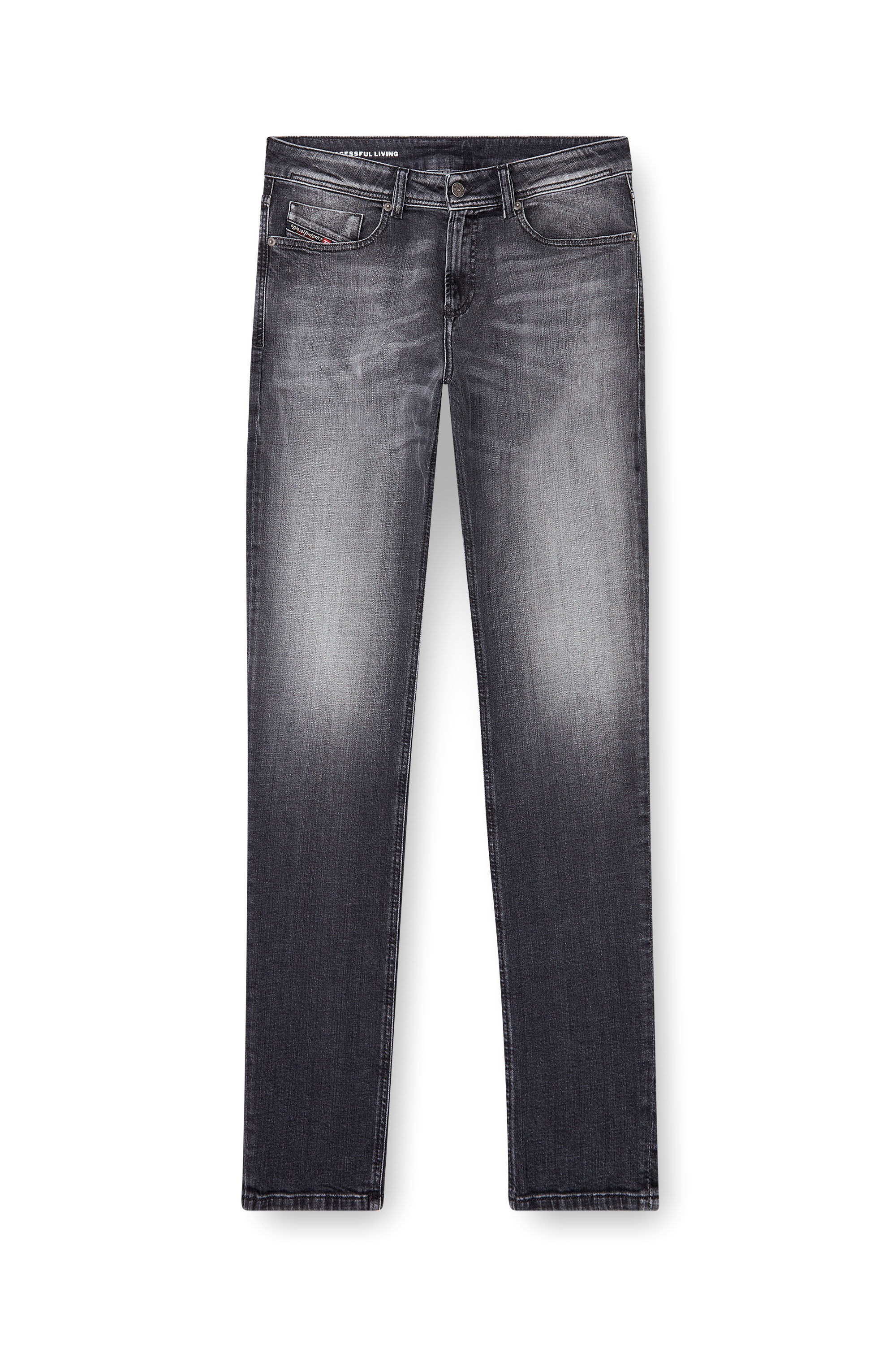 Diesel - Man's Skinny Jeans 1979 Sleenker 09L01, Black/Dark grey - 2