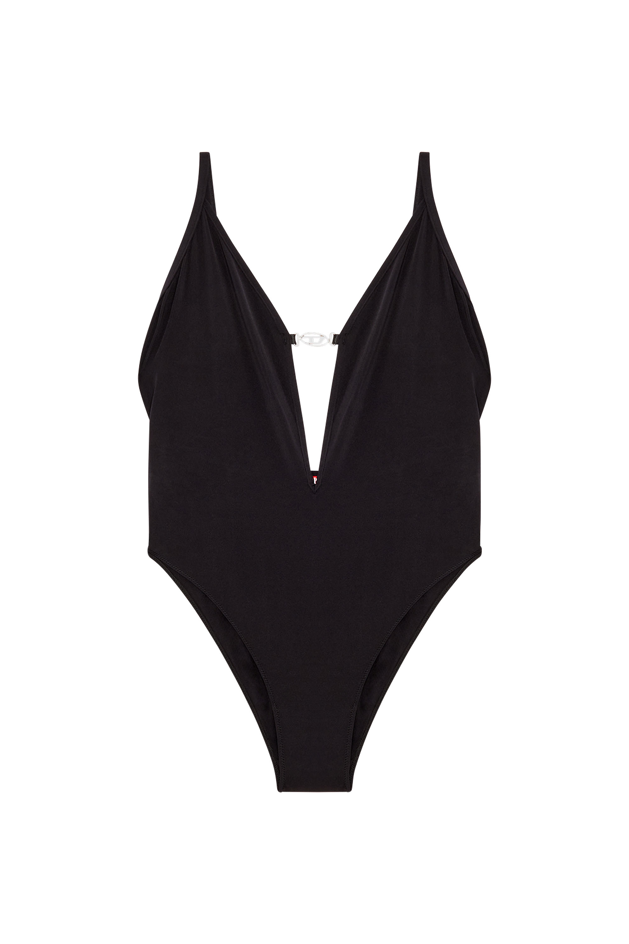 Diesel - UFBY-OVAL-D-BODYSUIT, Black - Image 4