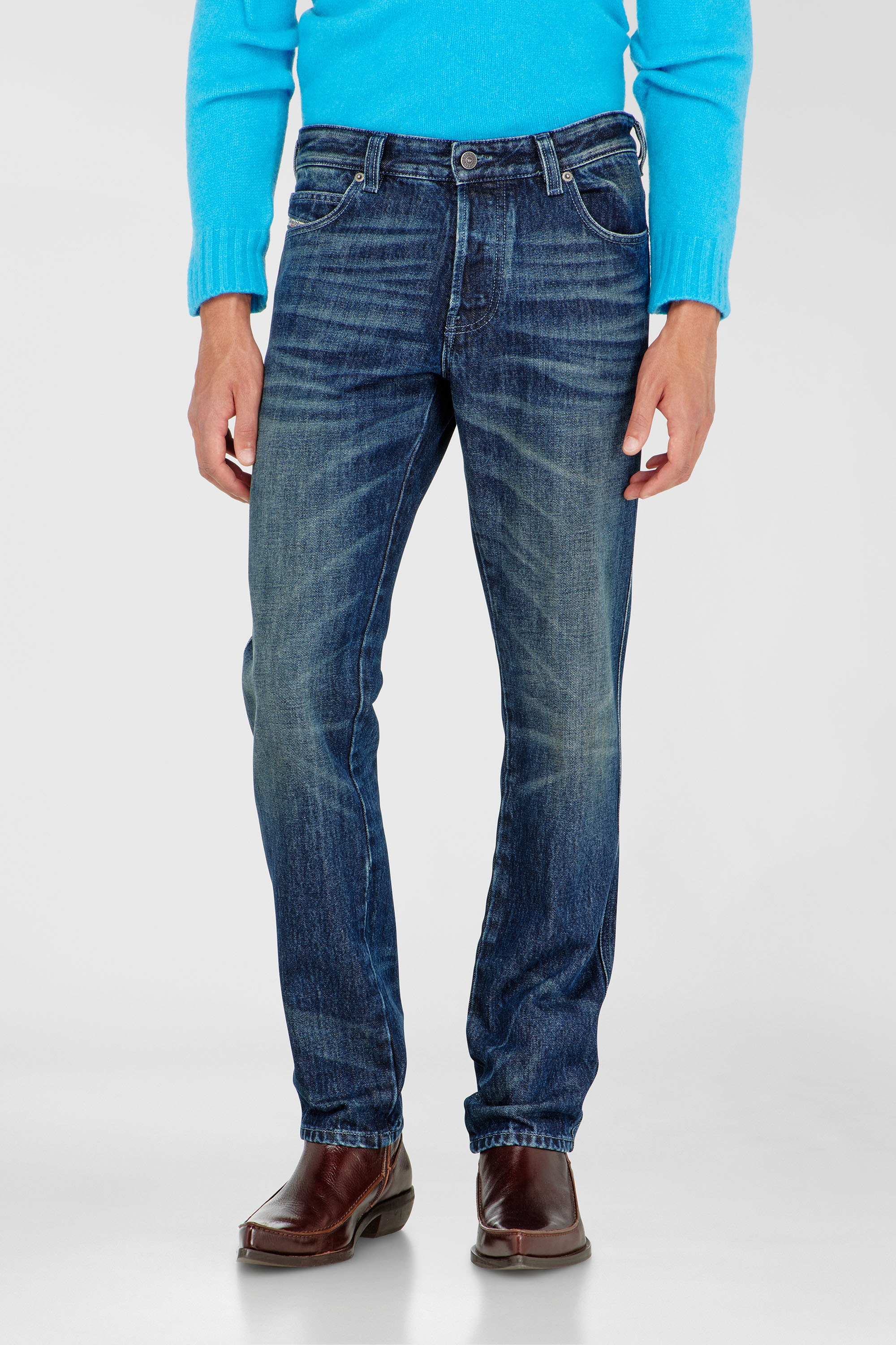 Diesel - Man's Slim Jeans 1993 D-Vyl 007FZ, Dark Blue - 1