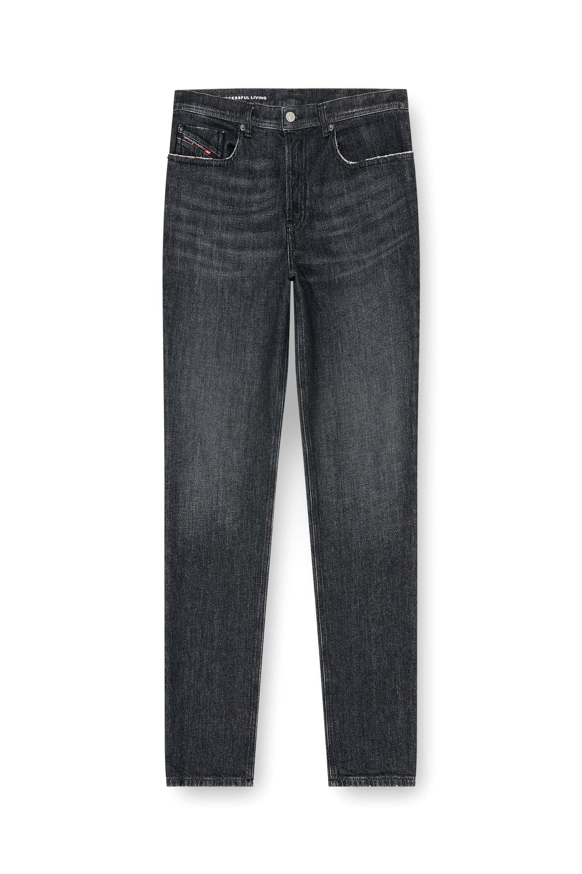 Diesel - Man's Regular Jeans 2023 D-Finitive 09P79, Black/Dark grey - 3