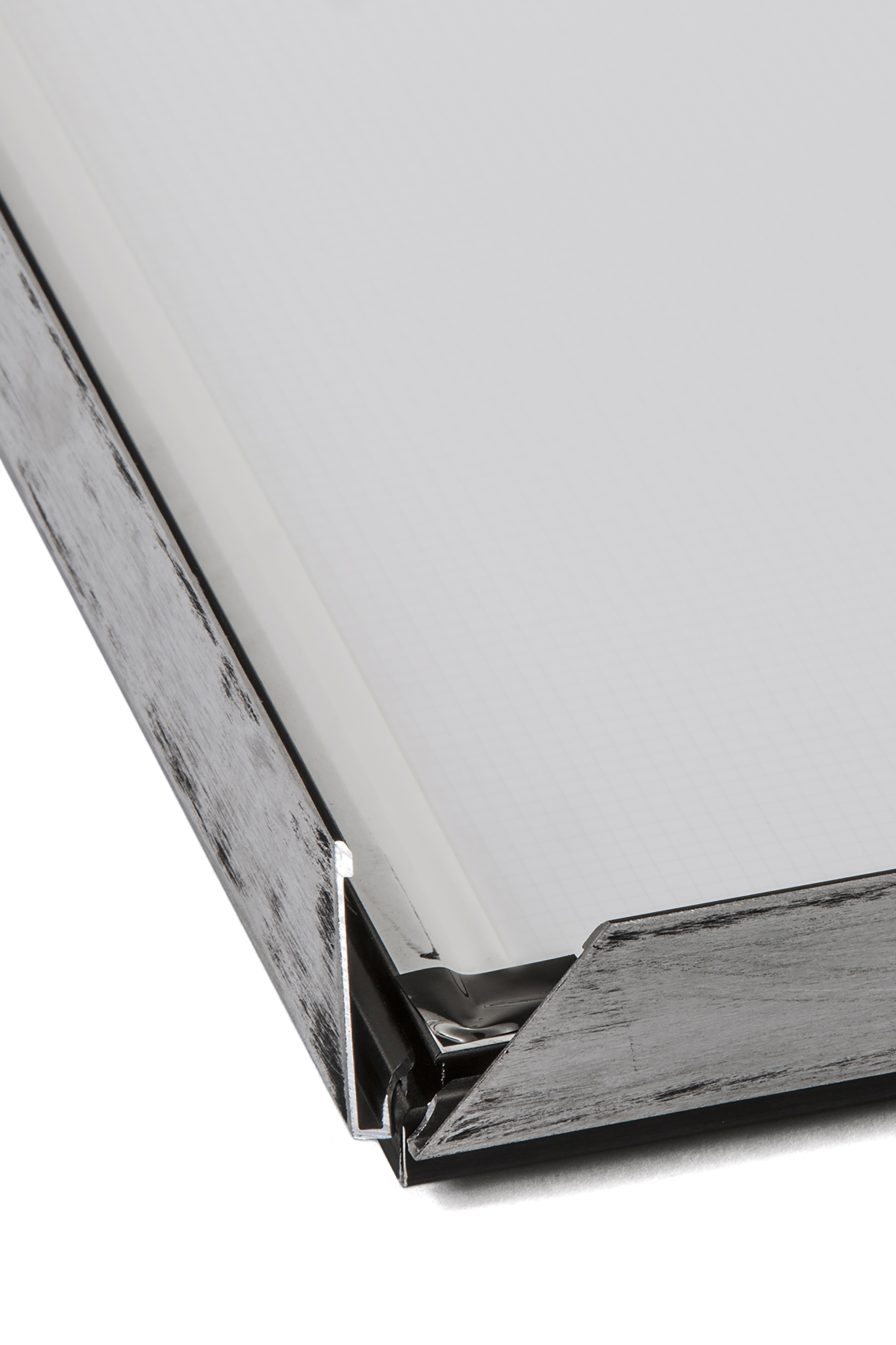 Diesel - 11002 FRAME IT!, Unisex's Large frame with led backlight in Silver - 2