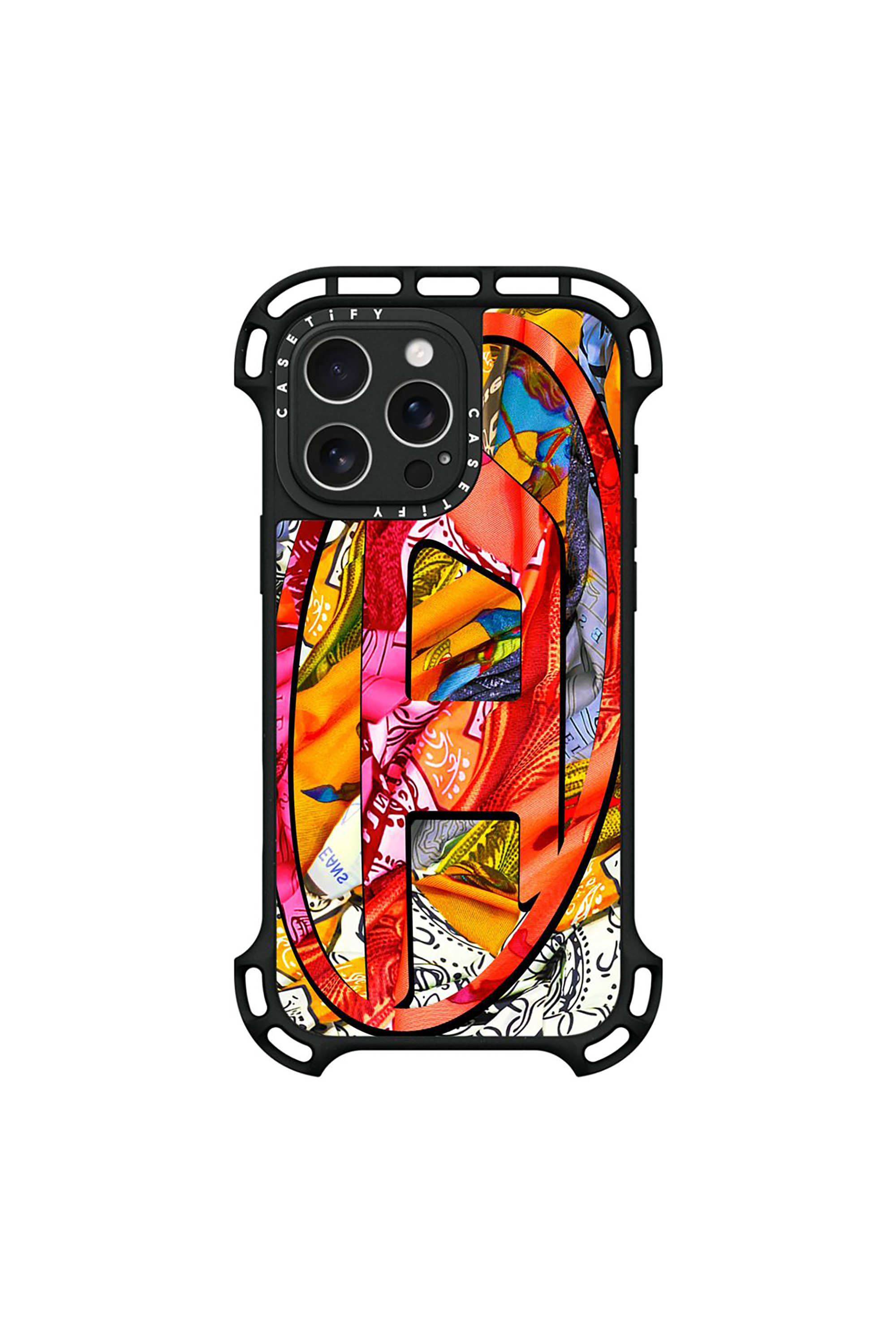 Diesel - 60295 CASETIFY MOULDED CASE, Unisex's Bandana Case iPhone 16 Pro Max in Multicolor - 1