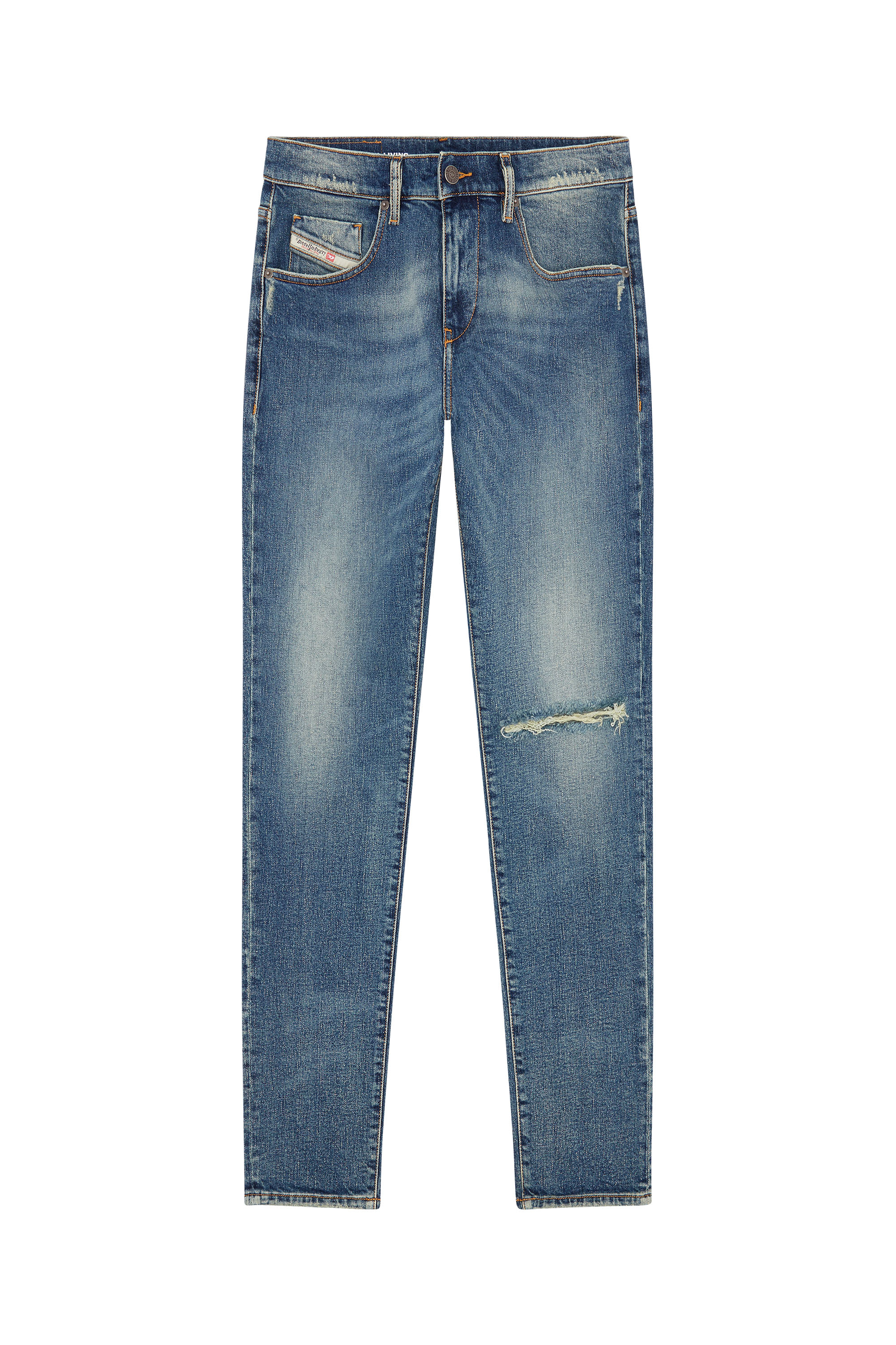 Diesel - Slim Jeans 2019 D-Strukt 007M5, Dark Blue - Image 5