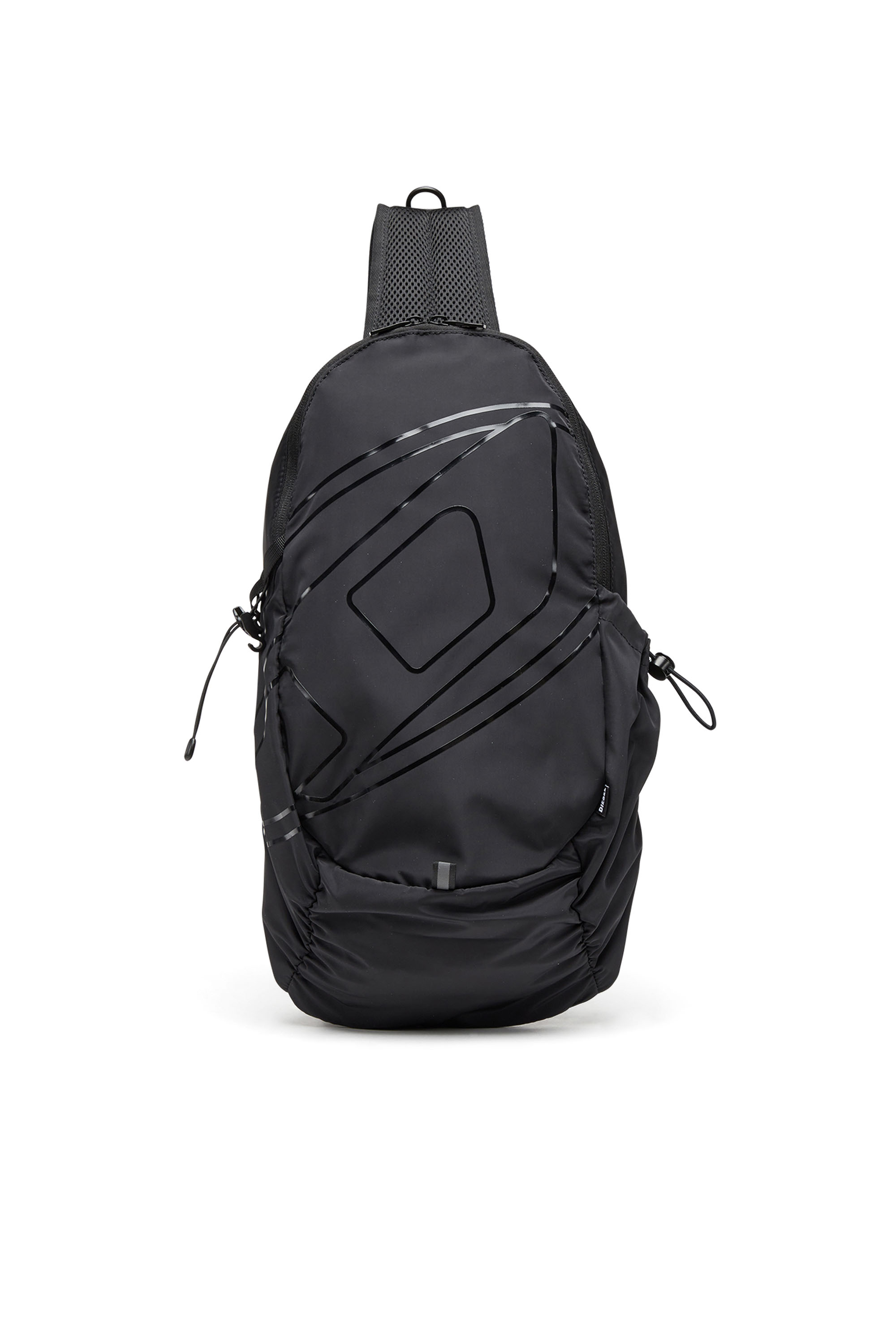 Diesel - DRAPE SLING BAG, Black - Image 1