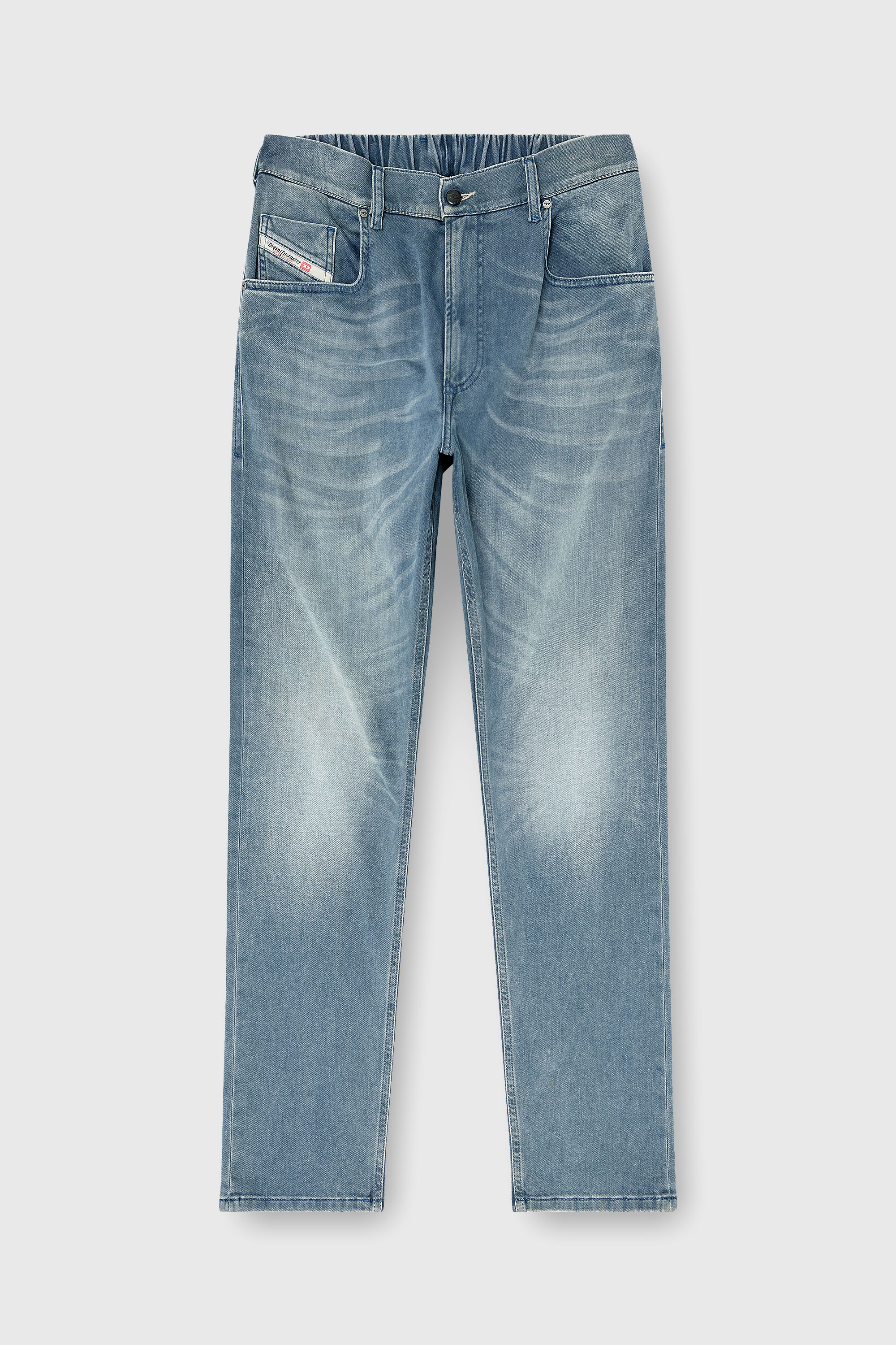 Diesel - Man's Regular 2032 D-Krooley-BW Joggjeans&reg; 09P91, Light Blue - 4