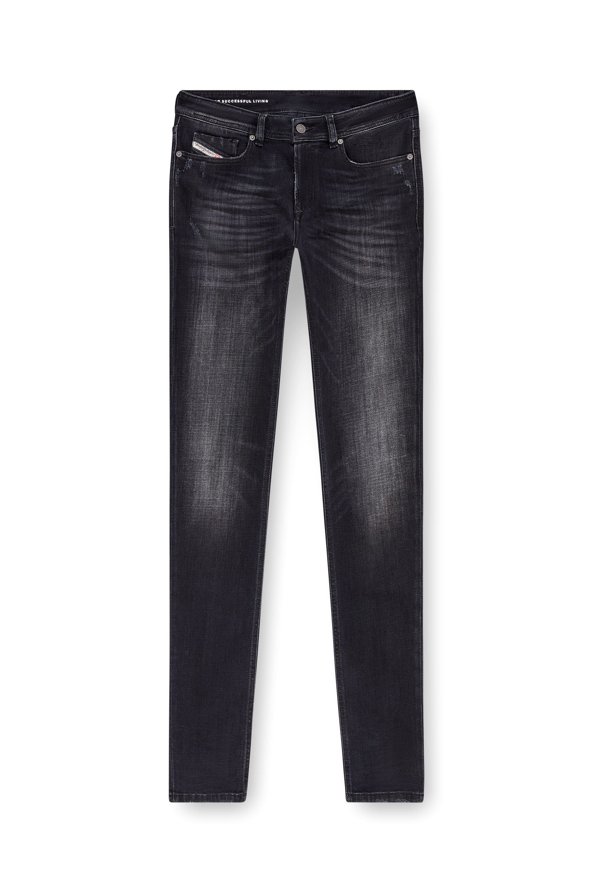 Diesel - Man's Skinny Jeans 1979 Sleenker 09K11, Black/Dark grey - 3