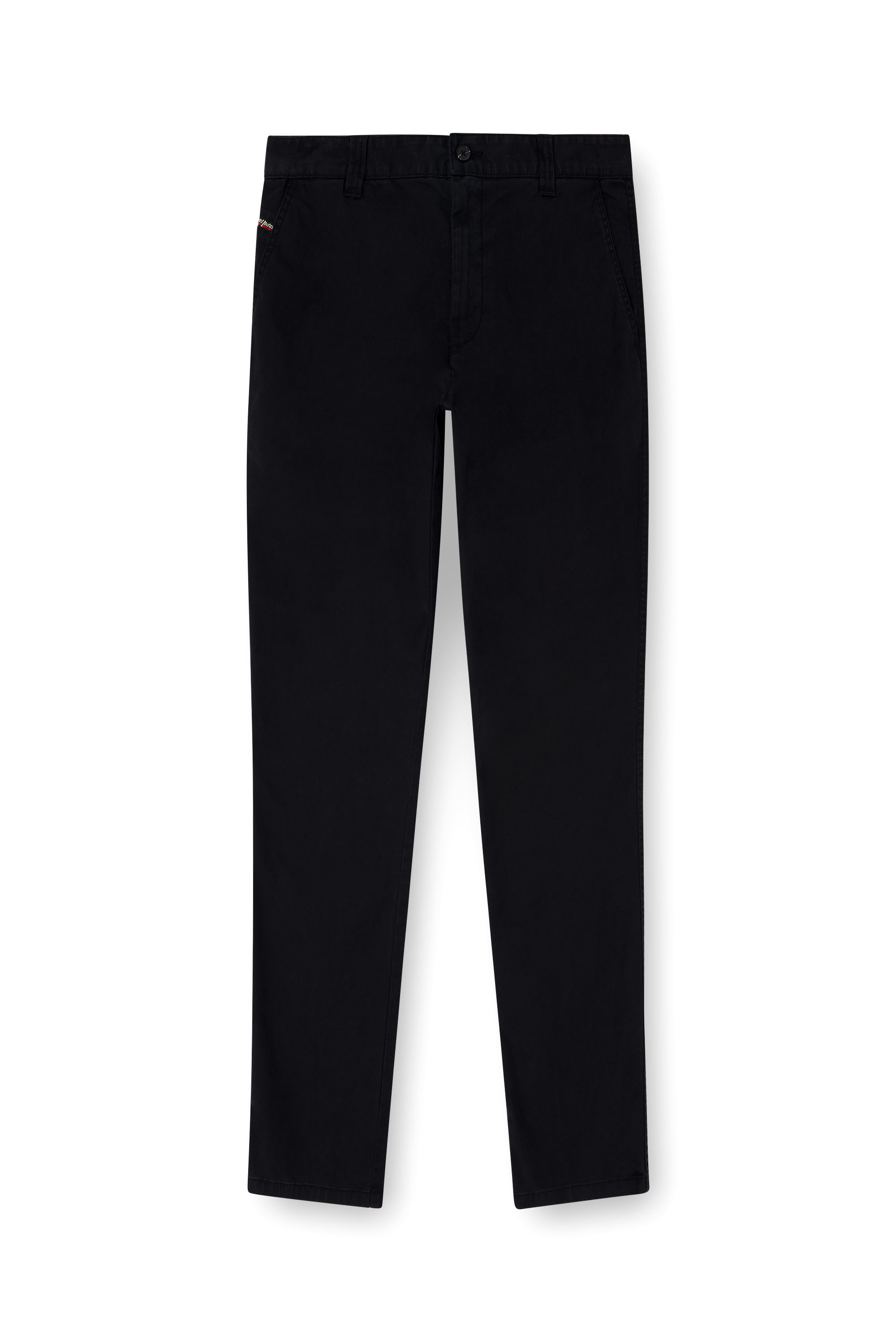 Diesel - P-DEFINE-EPCH, Man's Cotton pants with utility loop in Black - 2