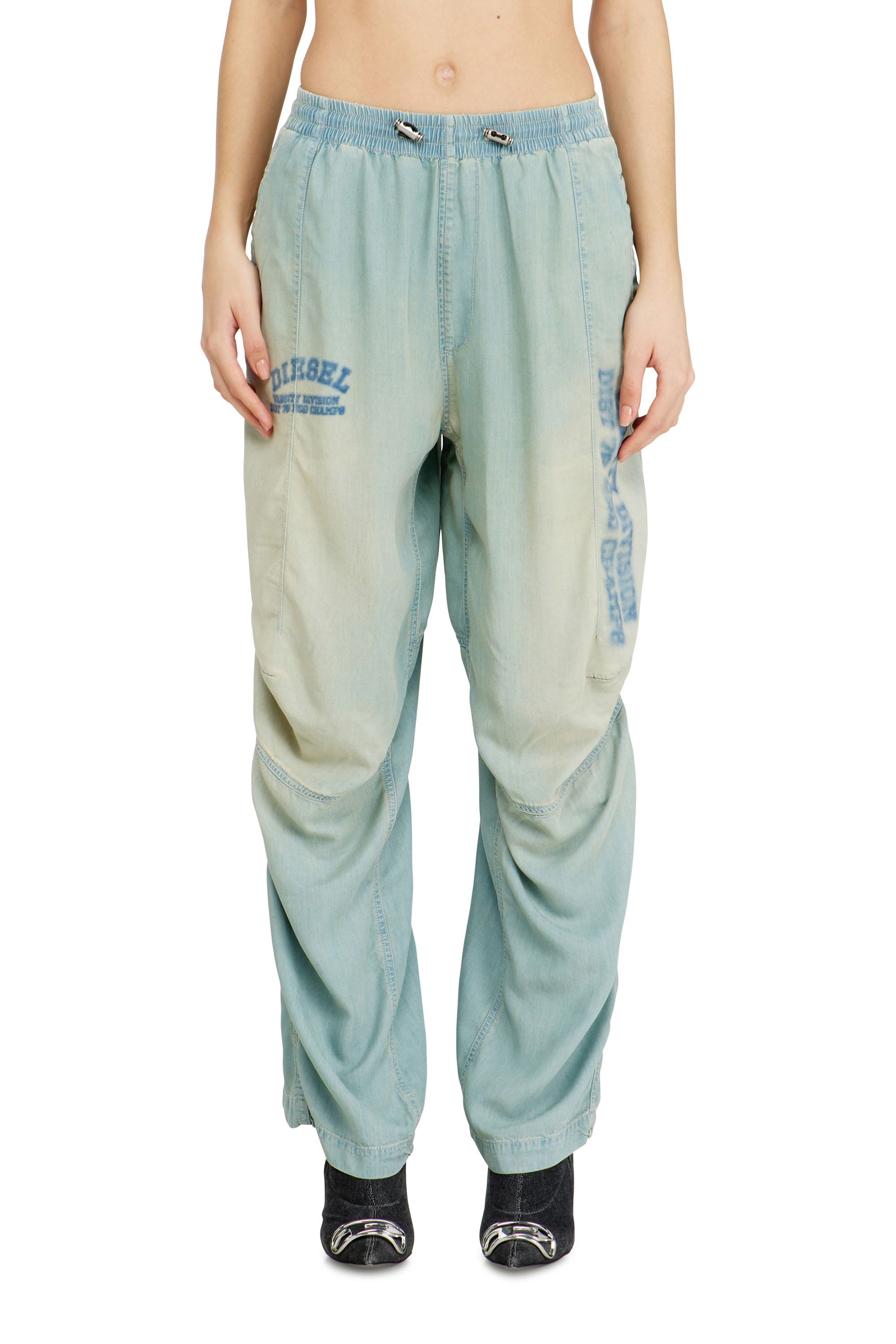 Diesel - Unisex's Relaxed Jeans D-Pari 0ADCF, Light Blue - 4