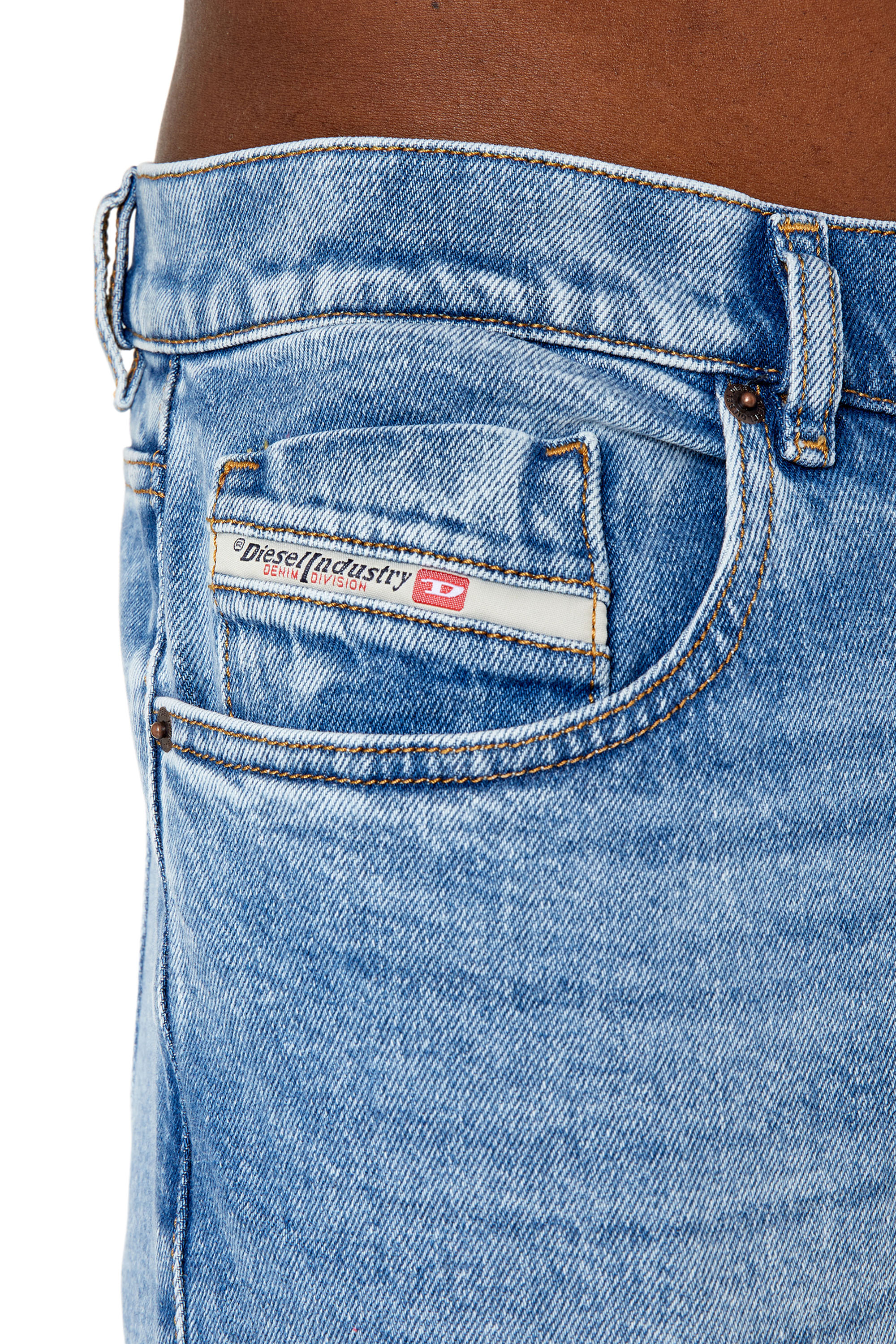Diesel - Slim Jeans 2019 D-Strukt 9B92L, Light Blue - Image 3